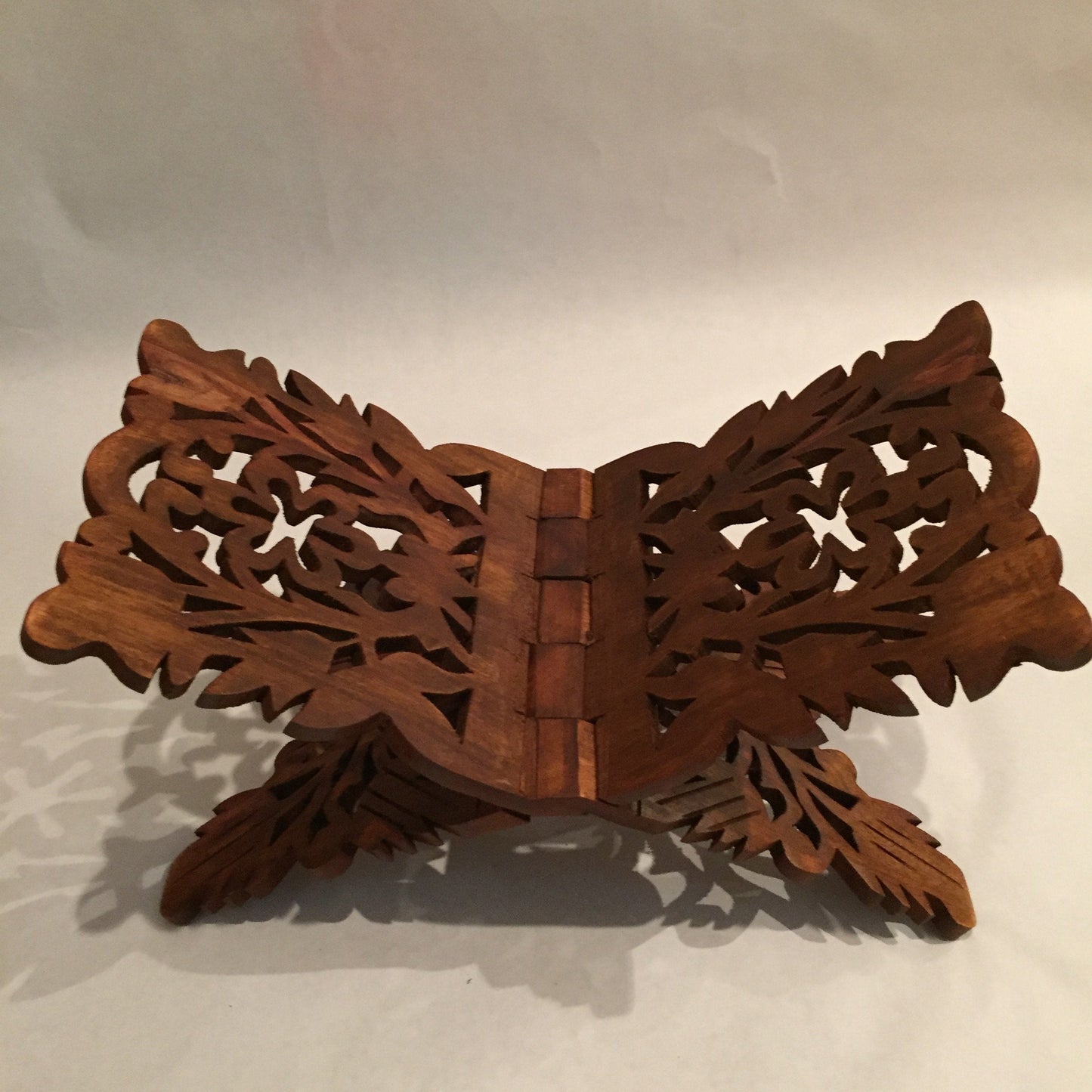 Prayer Book Holder Stand Unique Holidays Gift Rihal Rehal Rail Wooden Carved Gift 15.5"x7"