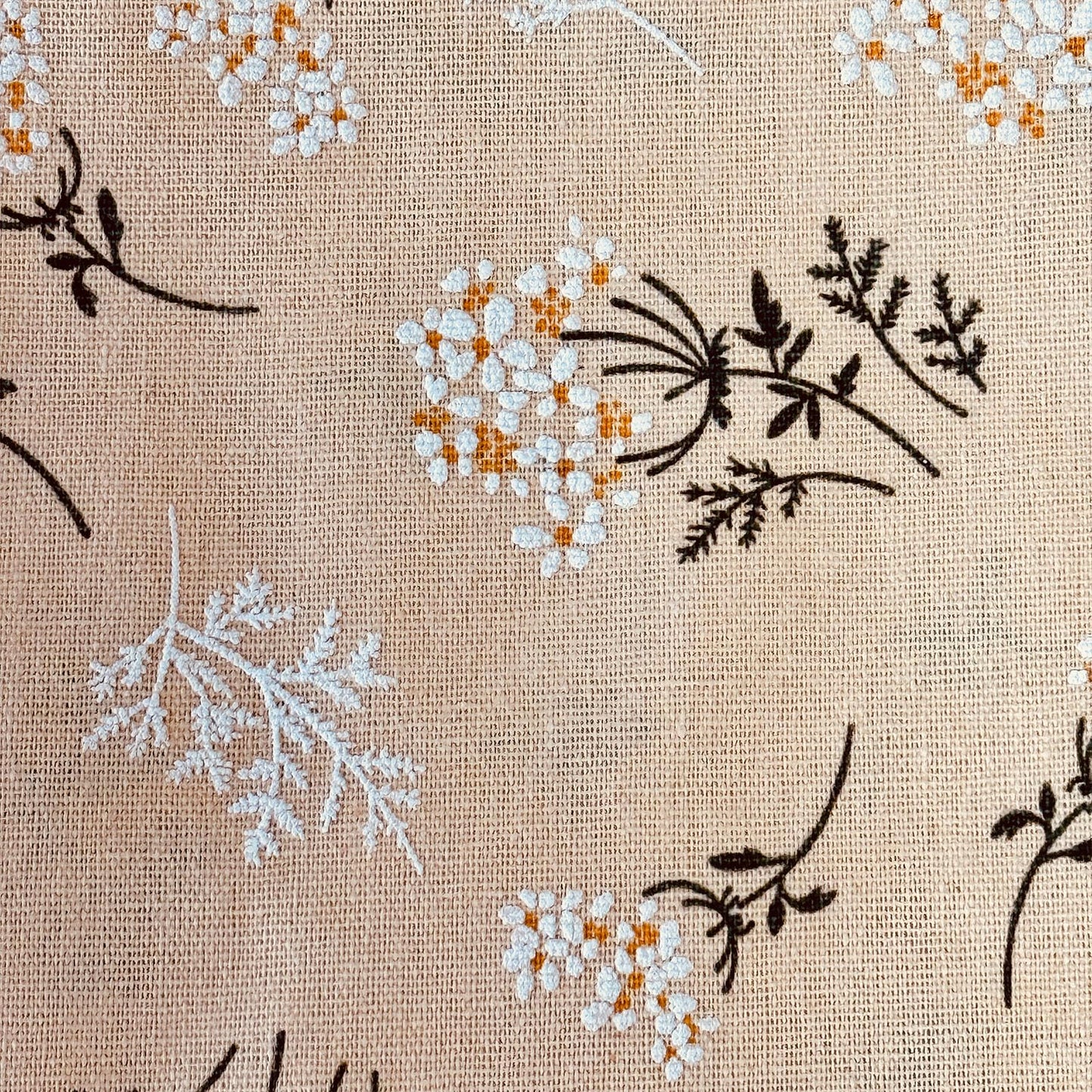 GROZOSS Aprons for Women with Pockets, Japanese Linen Kitchen Apron, Adjustable Lightweight Breathable Embossed Fabric, Cooking Baking Gardening Craft Apron, Vintage Floral Style