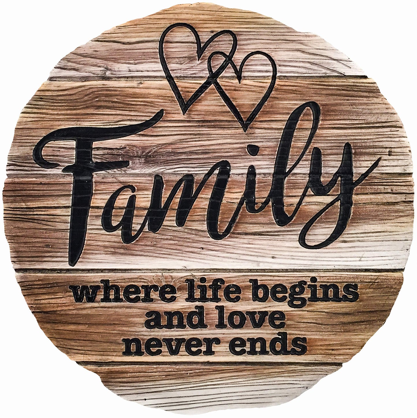 Spoontiques - Garden Décor - Family Stepping Stone - Decorative Stone for Garden