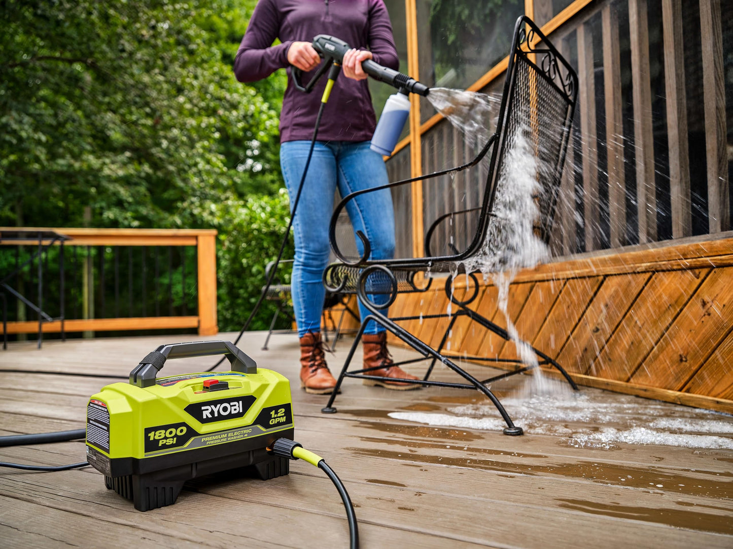 1800 PSI Electric Pressure Washer