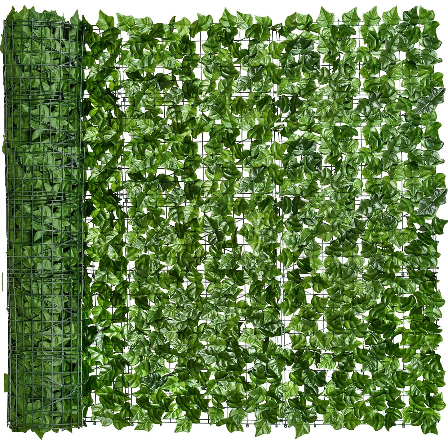 DearHouse Artificial Ivy Privacy Fence - 197x39.4in Artificial Hedges Fence and Faux Ivy Vine Leaf Decoration for Outdoor Indoor Garden Decor