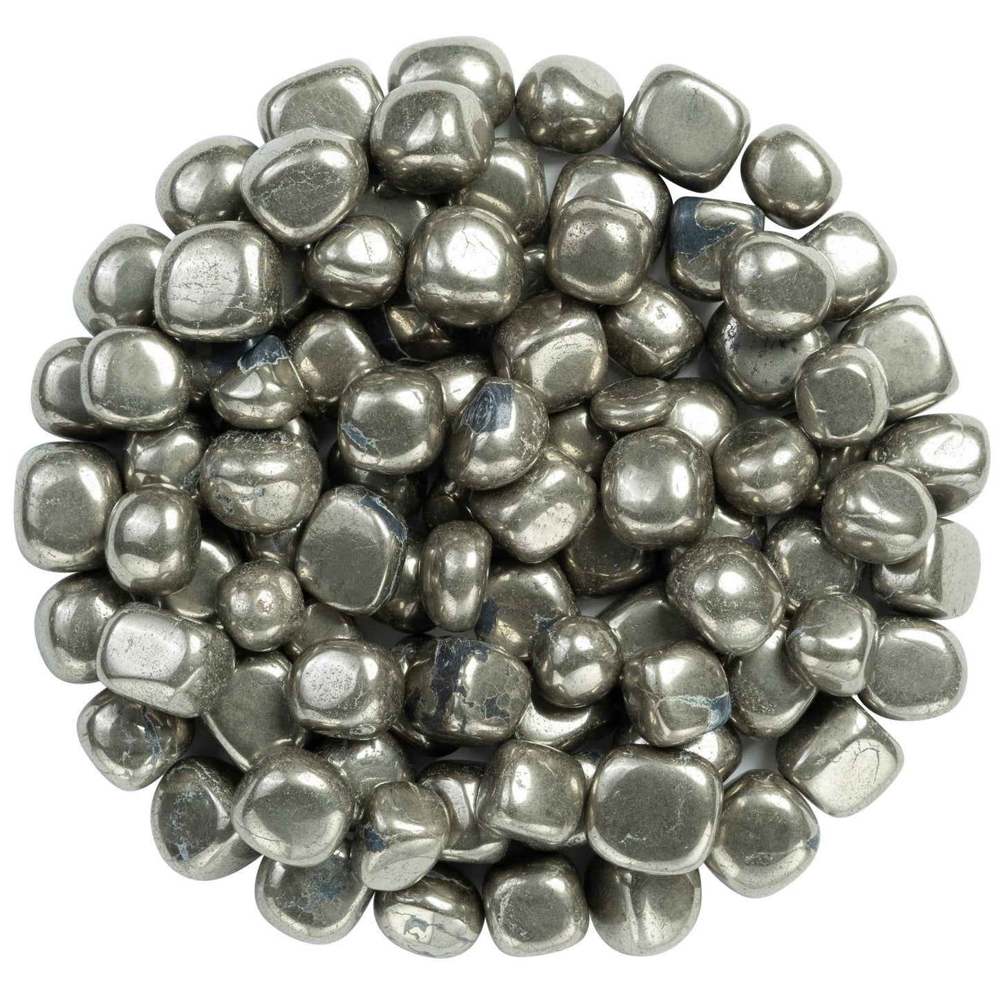 Crocon 1LB Golden Pyrite Tumbled Stones and Crystals Bulk Natural Crystal Kit for Reiki Healing Crystal Polished, Tumble Stones, Chakra Balancing, Good Luck, Reiki Gift, Home Decor Size : 20-25 mm