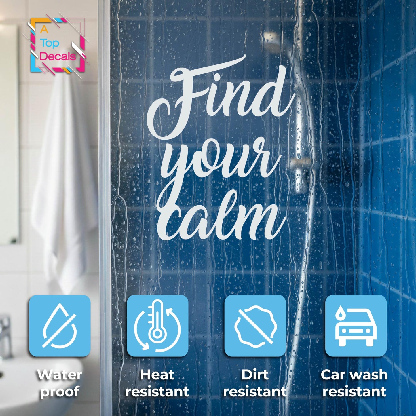 Personalized Custom Vinyl Wall Sticker - Inspirational Wall Decal for Office Decor, Car, Vehicle, Boat - Motivational Wall Art Vinyl Decal with Words Saying