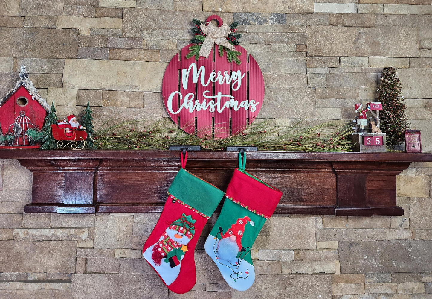 Lulu Decor Black Christmas Stocking Holders for Mantle set of 3 - Heavy Cast Iron Weighted Strong & Sturdy - Low Profile Flat Base Stocking Hooks, Simple Design for Mantle Decor Weighs 1 lb 10 oz each