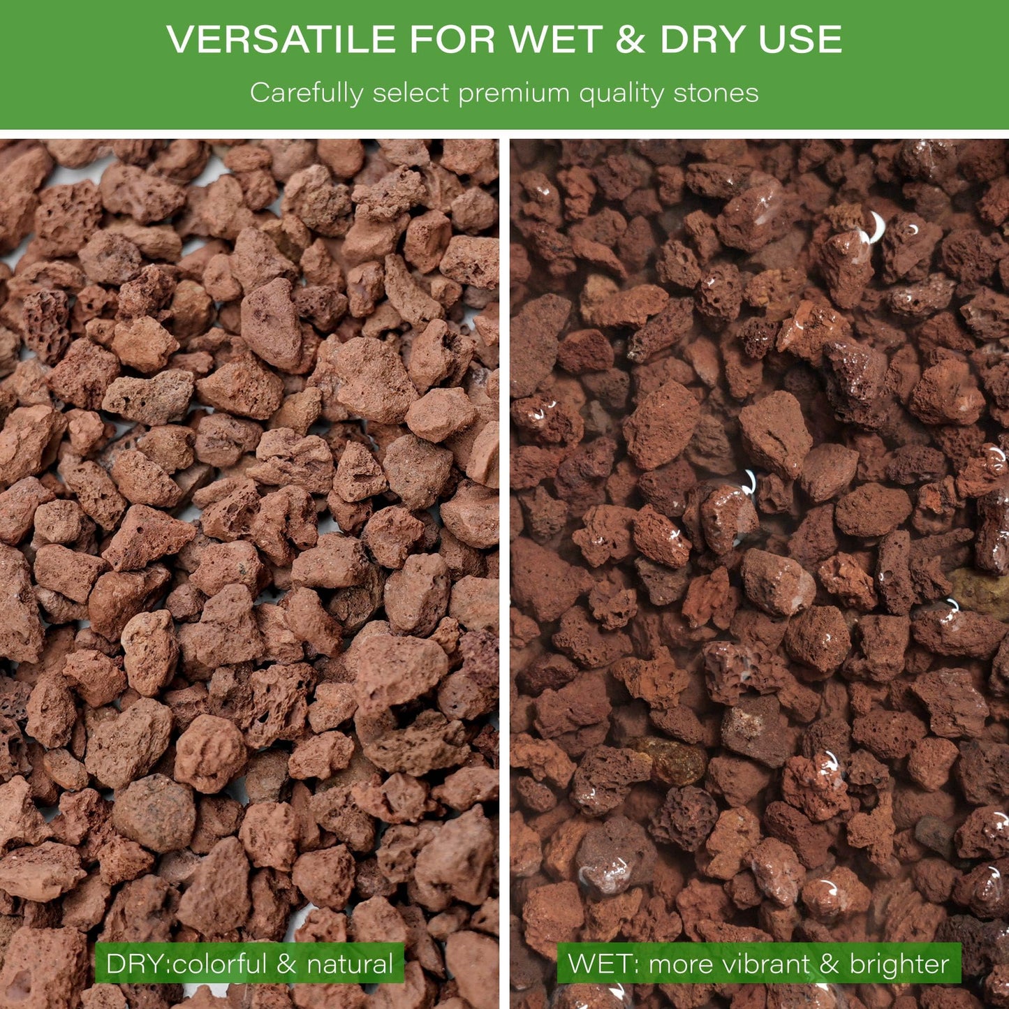 NUPICK 12lb Red Lava Rocks for Plants, 3/8" Succulent Potting Soil Amendments, Decorative Lava Rocks for Fire Pit, Volcanic Gravel for Aquarium, Natural Pebbles Pumice for Cactus, Vase, Top Dressing