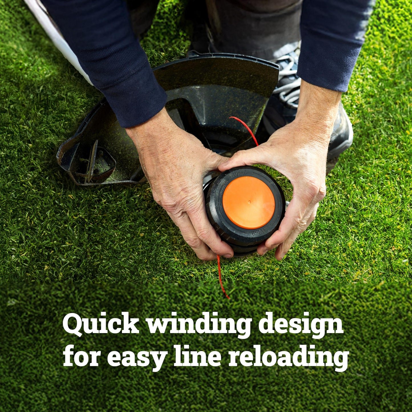 Worx Cordless String Trimmer, 15" Electric Weed Wacker with Dual-exit Bump-Feed Head, 25CC Gas-Like 40V Weed Eater with Brushless Motor, 2 × 4.0 Ah Batteries & Charger Included, WG185