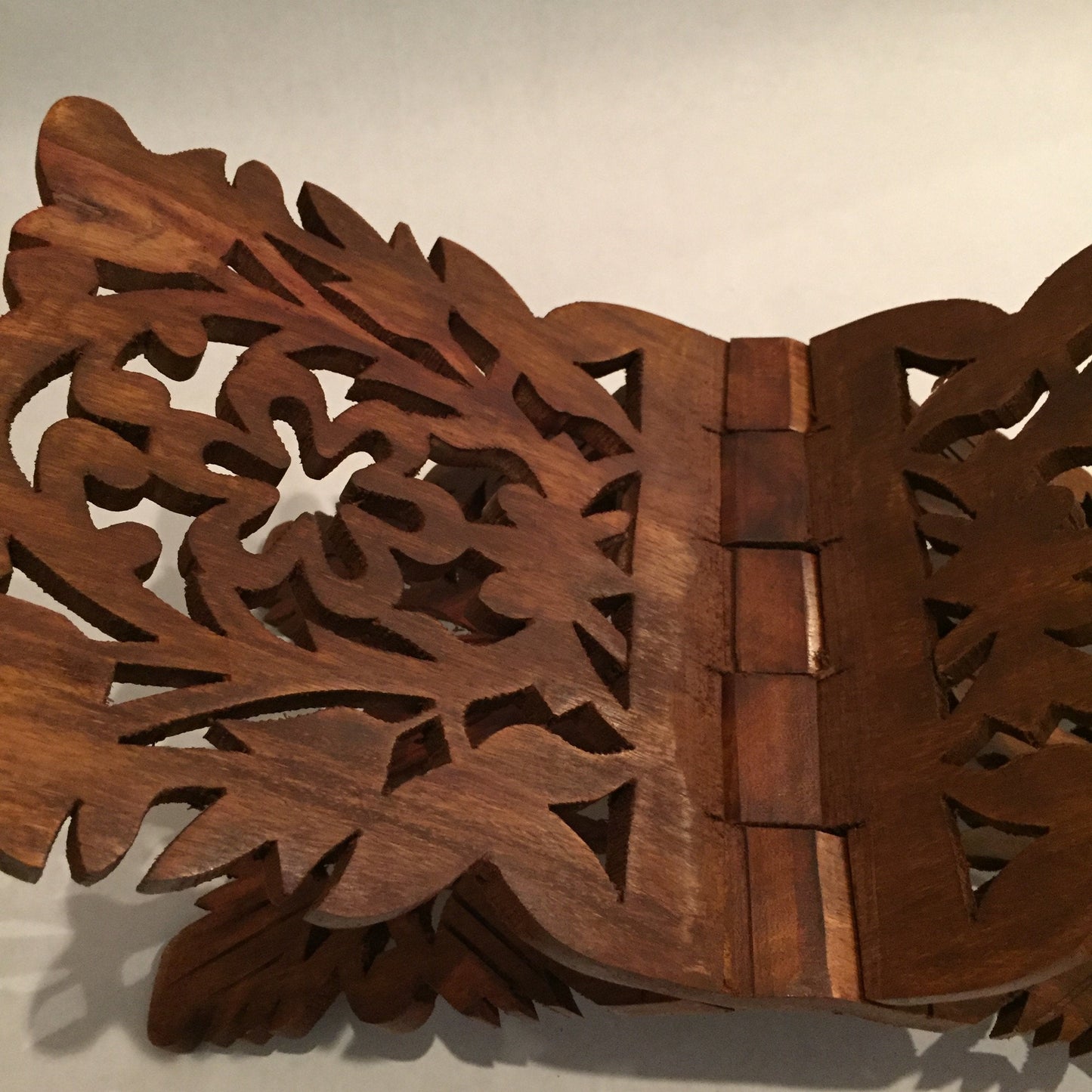 Prayer Book Holder Stand Unique Holidays Gift Rihal Rehal Rail Wooden Carved Gift 15.5"x7"