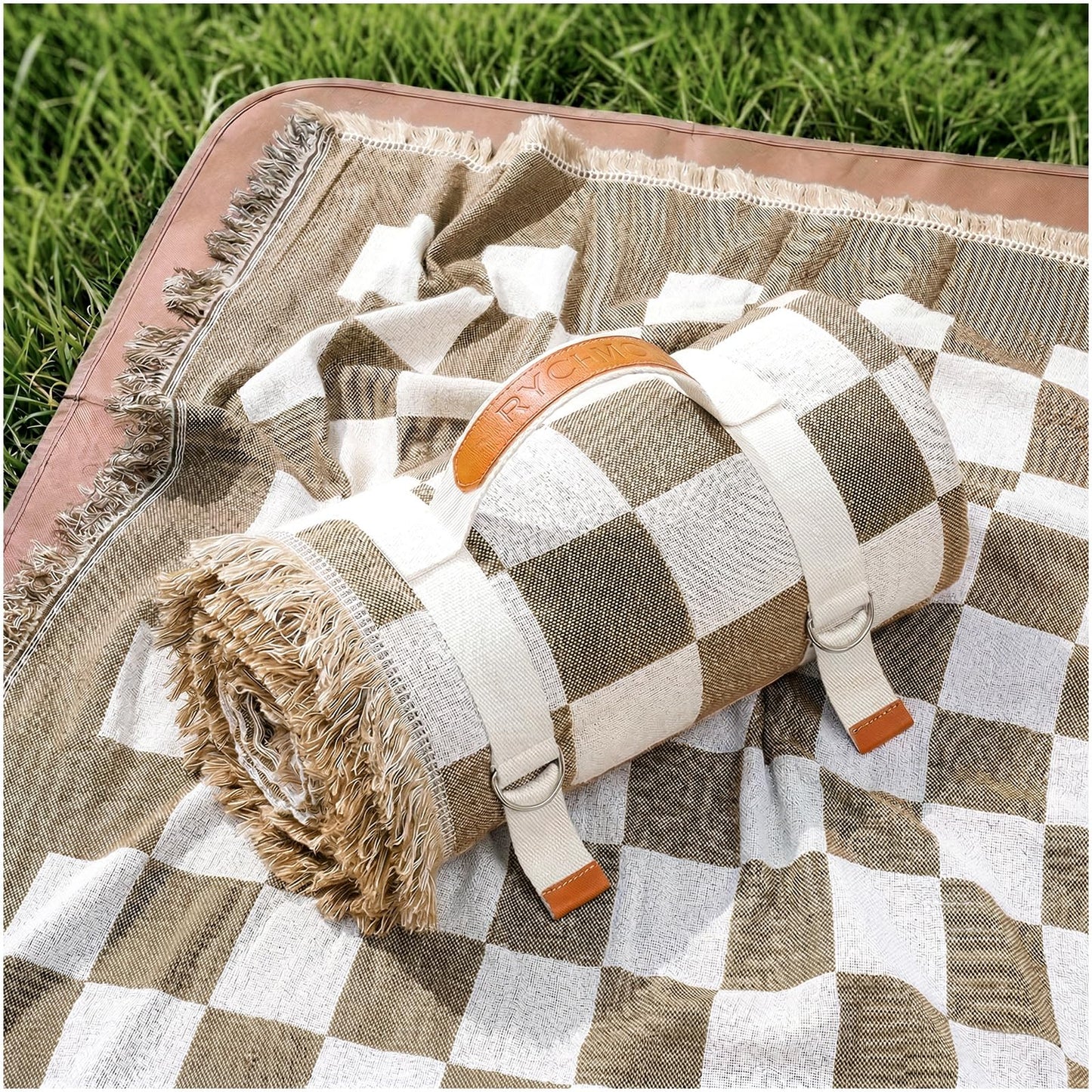 2 in 1 Extra Large Boho Beach Blanket Towel Sand Free Outdoor Picnic Mat Giant Oversized Xl Big Jumbo Huge Turkish Woven Throw Cloud Summer Vacation Essential Travel Must Have Accessories Women Gift