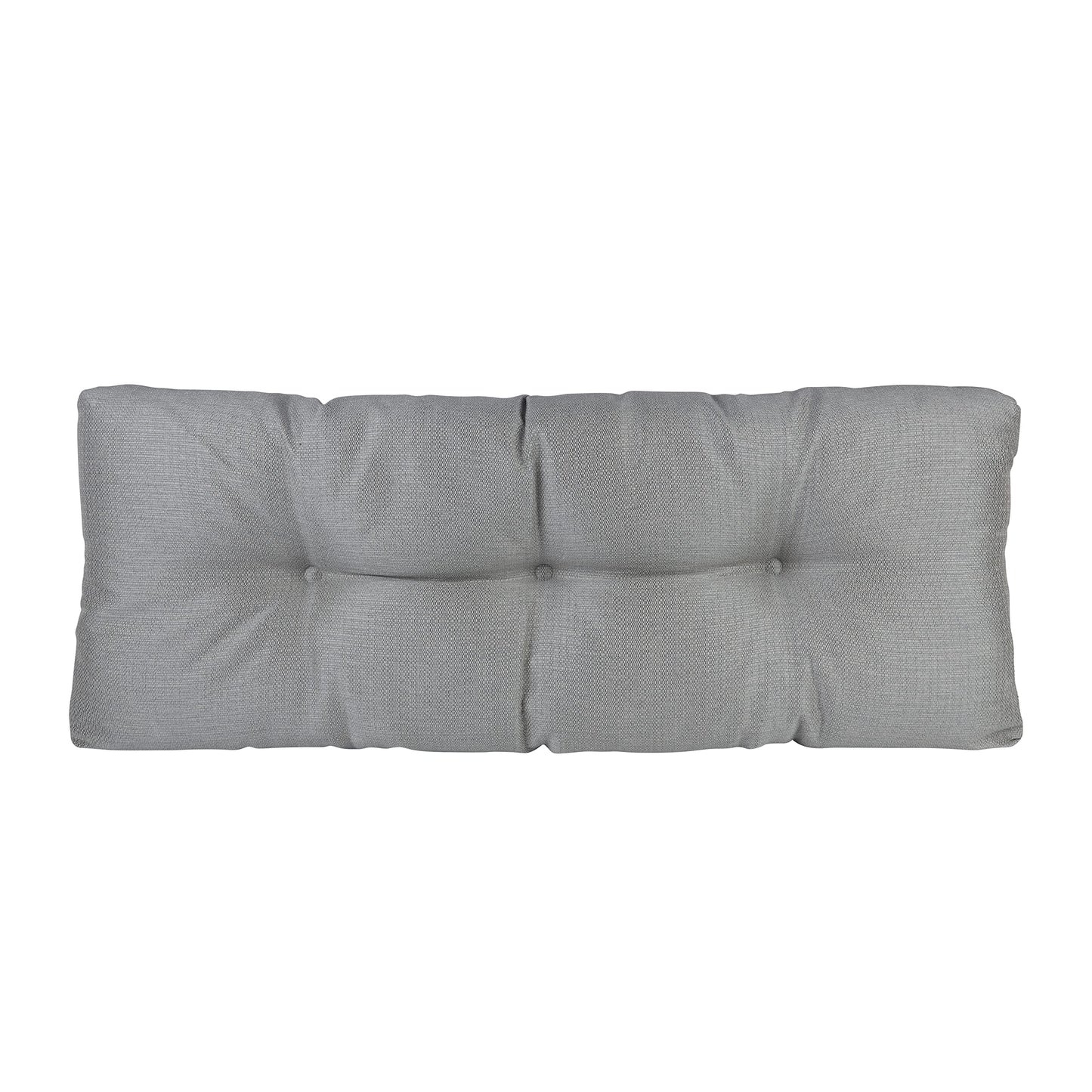 Klear Vu The Gripper Non-Slip Tufted Bench Cushion for Indoor Furniture, Assembled in USA, Entryway Storage, Bay Window, Corner Nook or Piano Seat, 35 Inches, Solid Gray