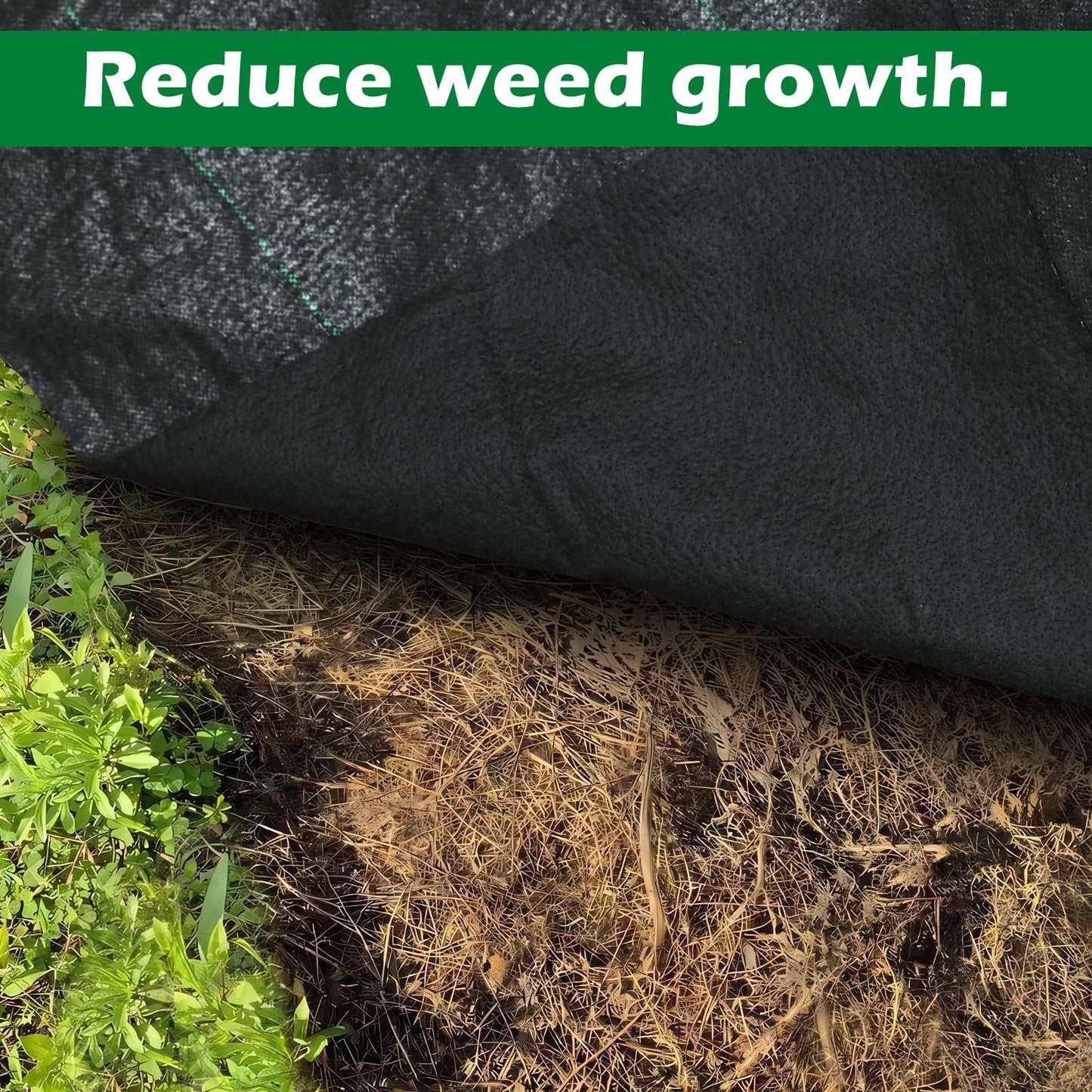 WAENLIR 5.8oz 4FT x 250FT Heavy Duty Landscape Fabric Weed Barrier Premium Woven Ground Cover Roll, UV Resistant&Tear-Proof, Ideal for Garden Beds, Walkways, Patios, Greenhouses, Outdoor Landscaping