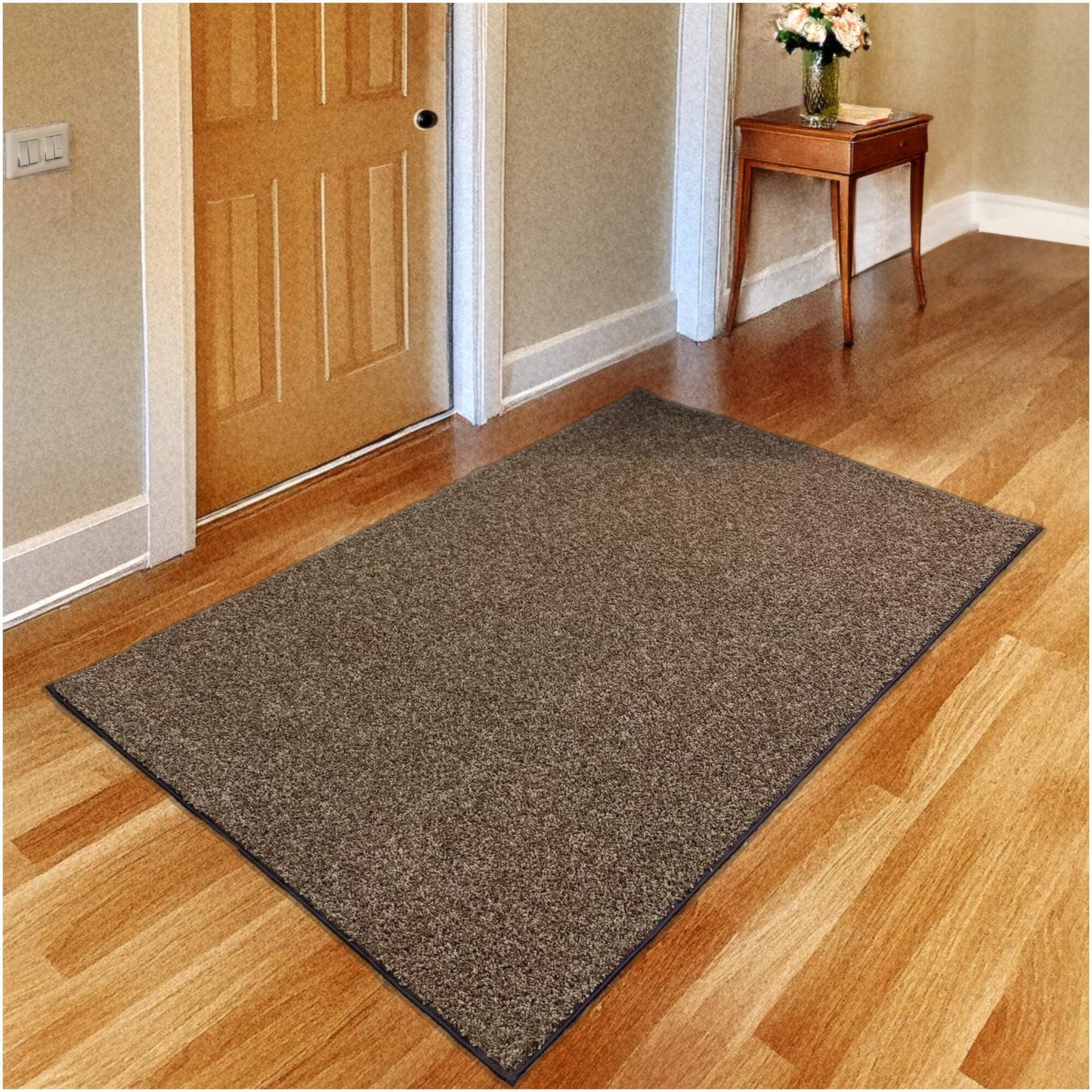 KOECKRITZ Custom Cut-to-Fit Area Rugs Neutral Carpet - Soft Plush Indoor Rugs - Perfect for Living Room, Bedroom, Entryway - Great for Homes, Apartments, Dorms, Kids Room - Sample Rug 6"x 6" Brown