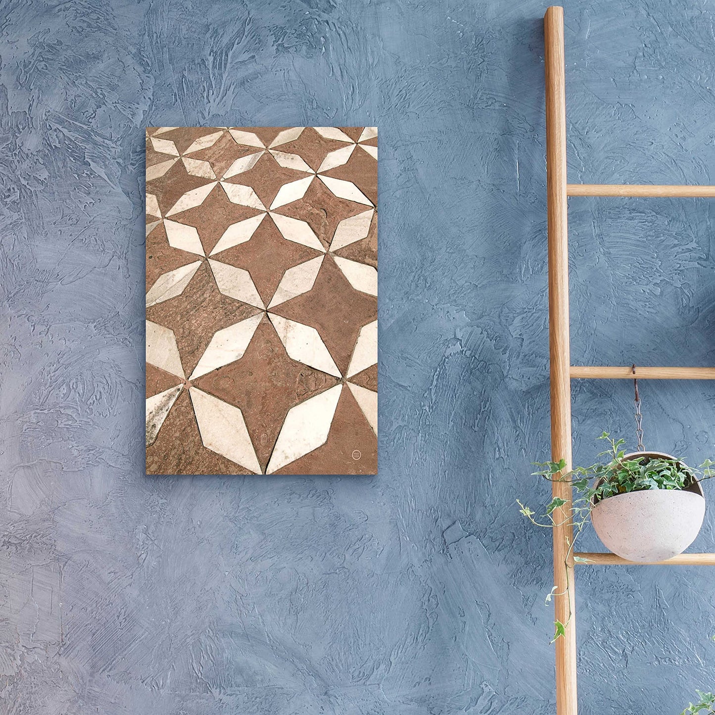 Epic Art 'Mosaic III' by Nathan Larson, Acrylic Glass Wall Art, 16"x24"