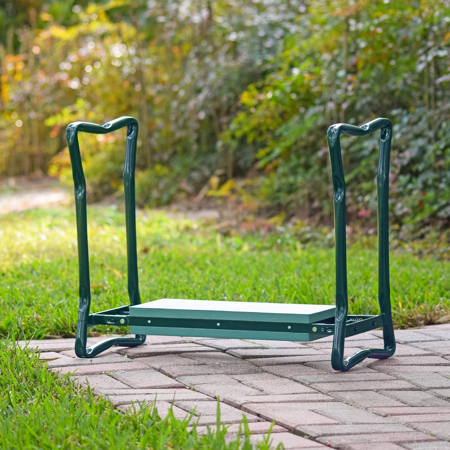 Garden Kneeler and Seat, Foldable Weeding Seat