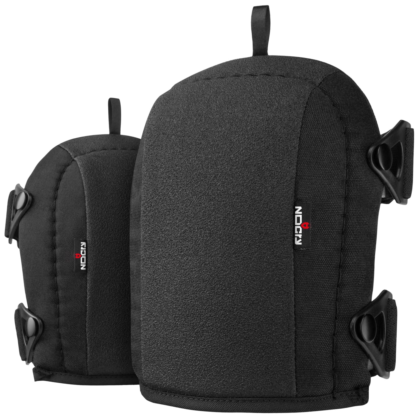 NoCry Non-Slip Work Knee Pads for Men and Women with Thick Soft Foam Padding, Strong, Adjustable Straps and Easy-to-Use Buckle Clips — Stay in Place While You Move — Perfect for Flooring or Gardening