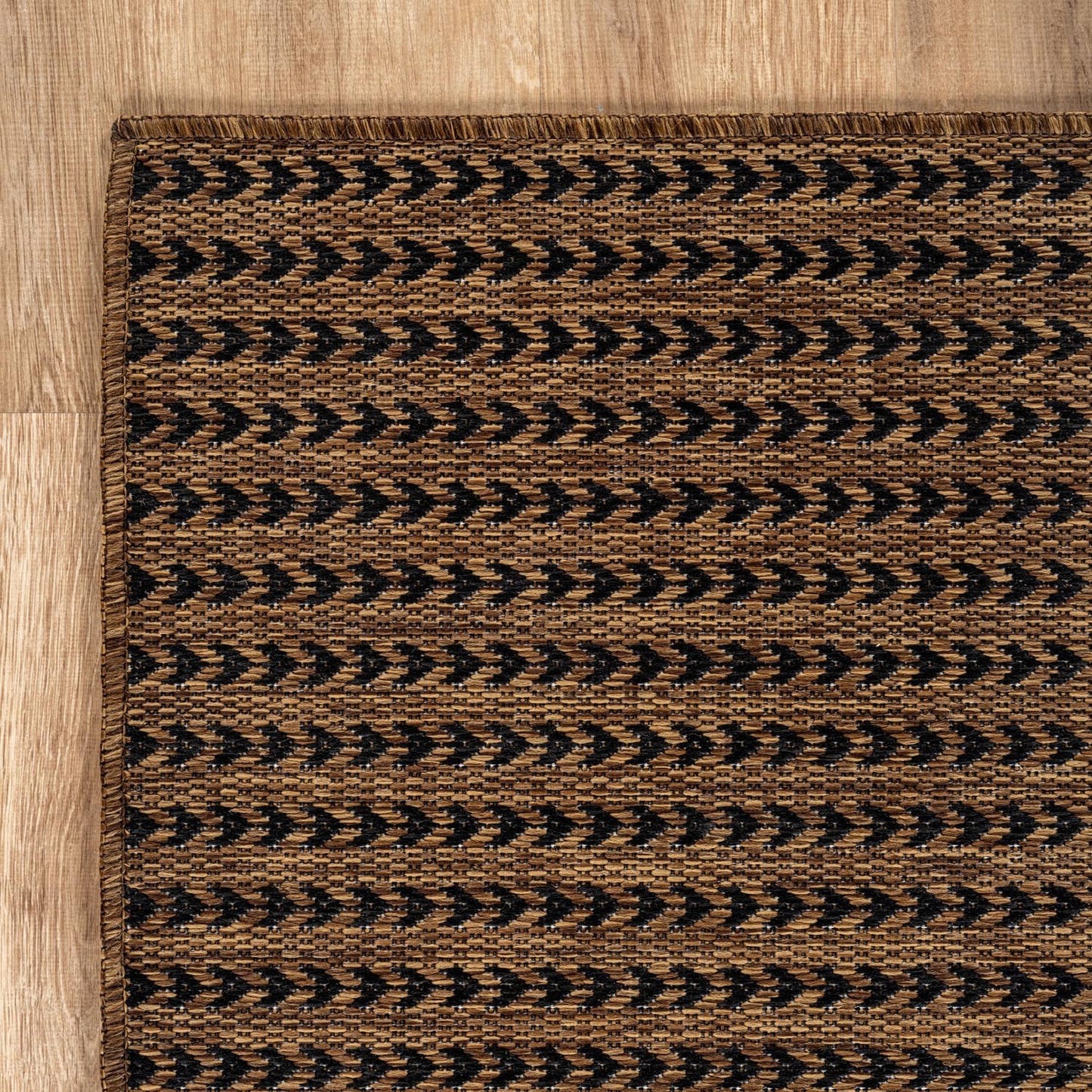 Washable Outdoor Rug 5x7 Modern Area Rugs Outdoor Carpets Striped Pattern Non Shedding Waterproof Easy Clean Patio Deck Porch Living Room Bedroom Garden RV (5 X 7 Gold)