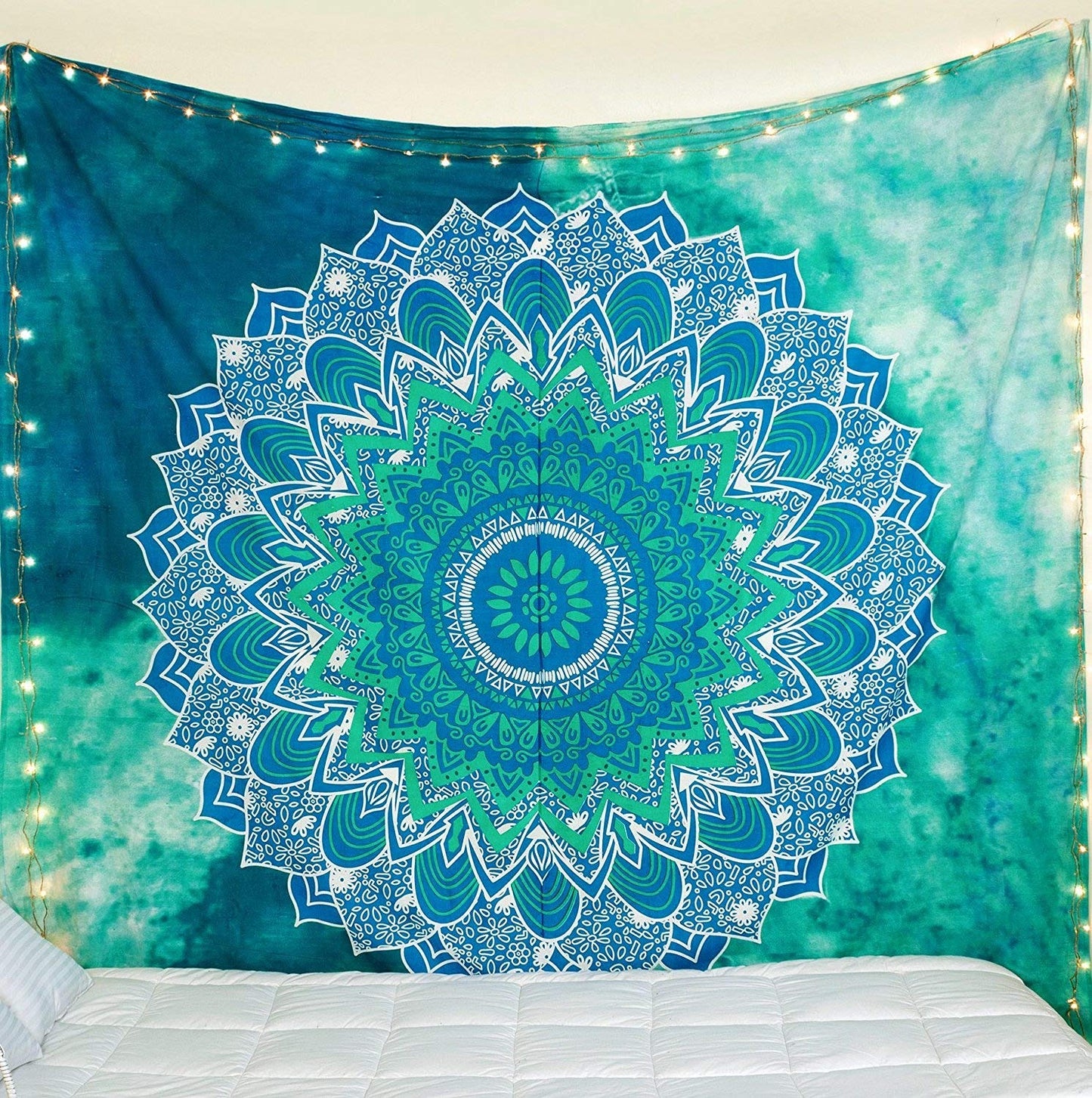 Popular Hippie Mandala Tapestry - Boho Wall Hanging, Ombre Mandala Tapestries