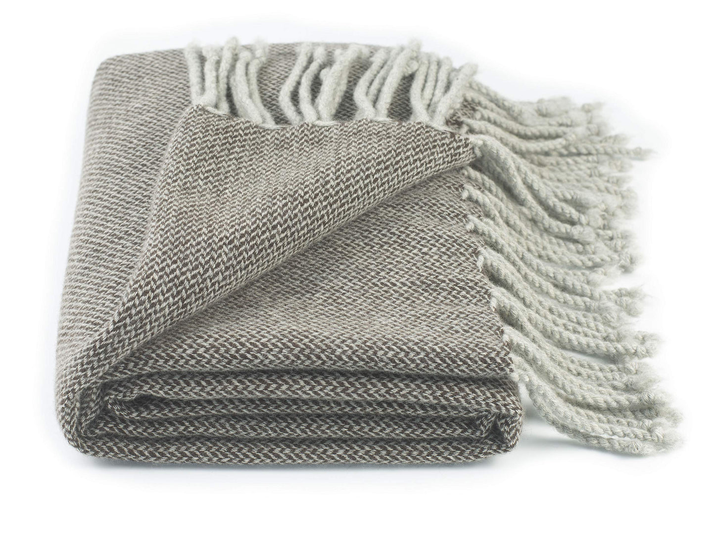 REALITY&FANTASY Wool Shawl Fringed Knee Throw Blanket for Couch Bed Outdoor Travel
