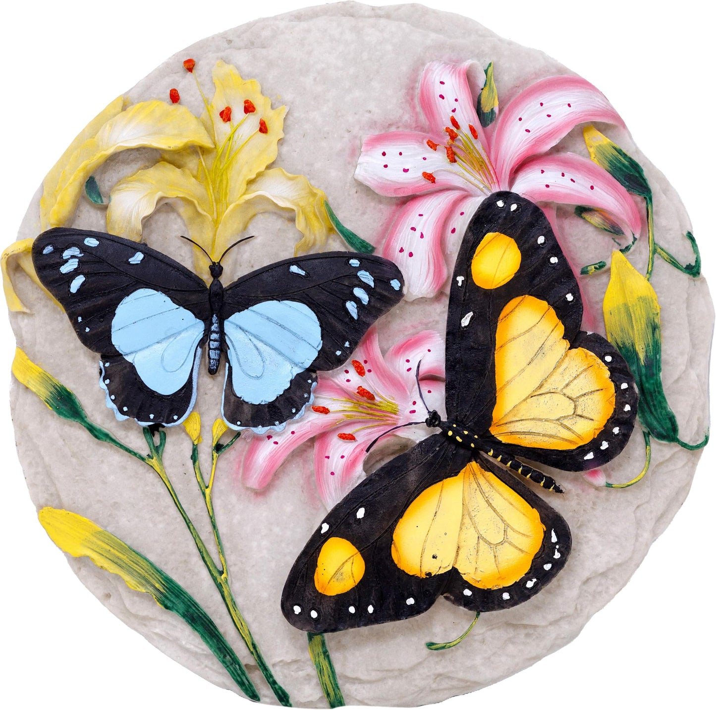 Spoontiques - Garden Décor - Butterfly Stepping Stone - Decorative Stone For Garden