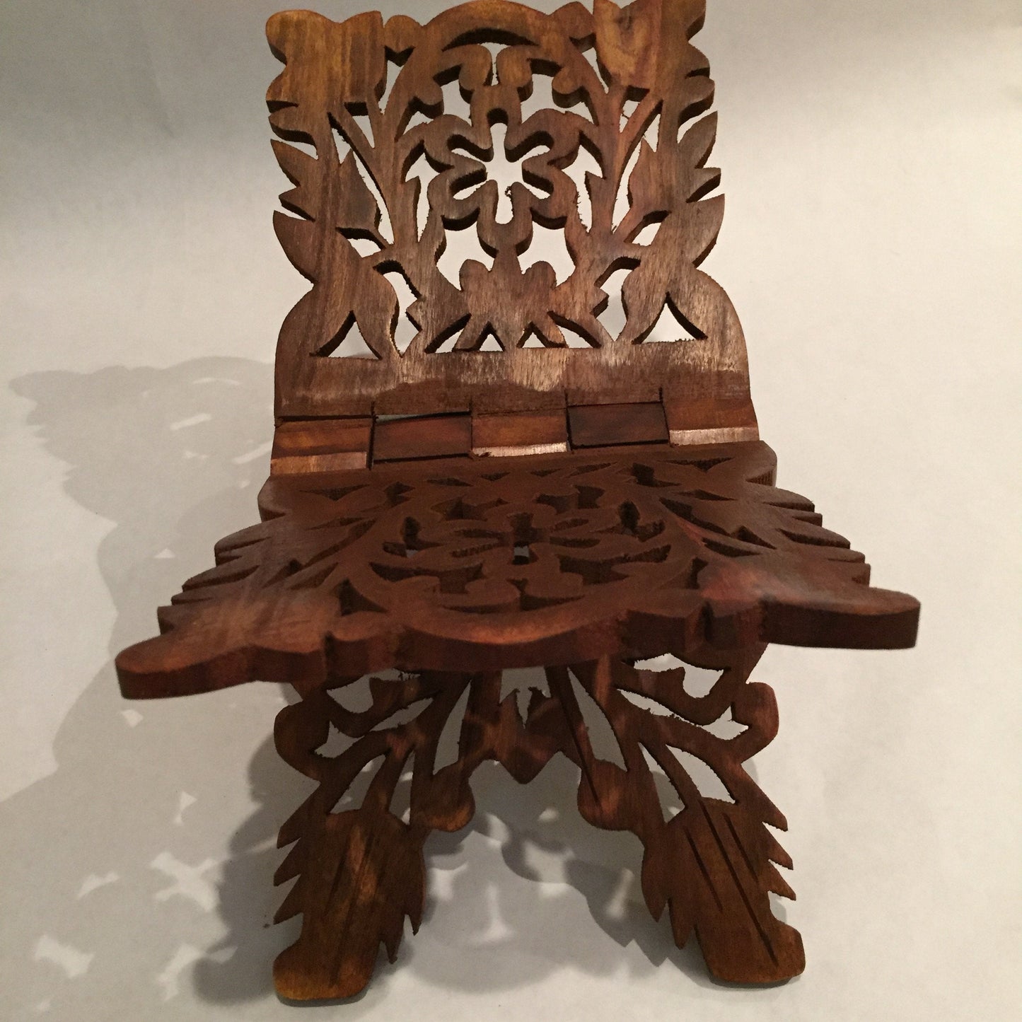 Prayer Book Holder Stand Unique Holidays Gift Rihal Rehal Rail Wooden Carved Gift 15.5"x7"