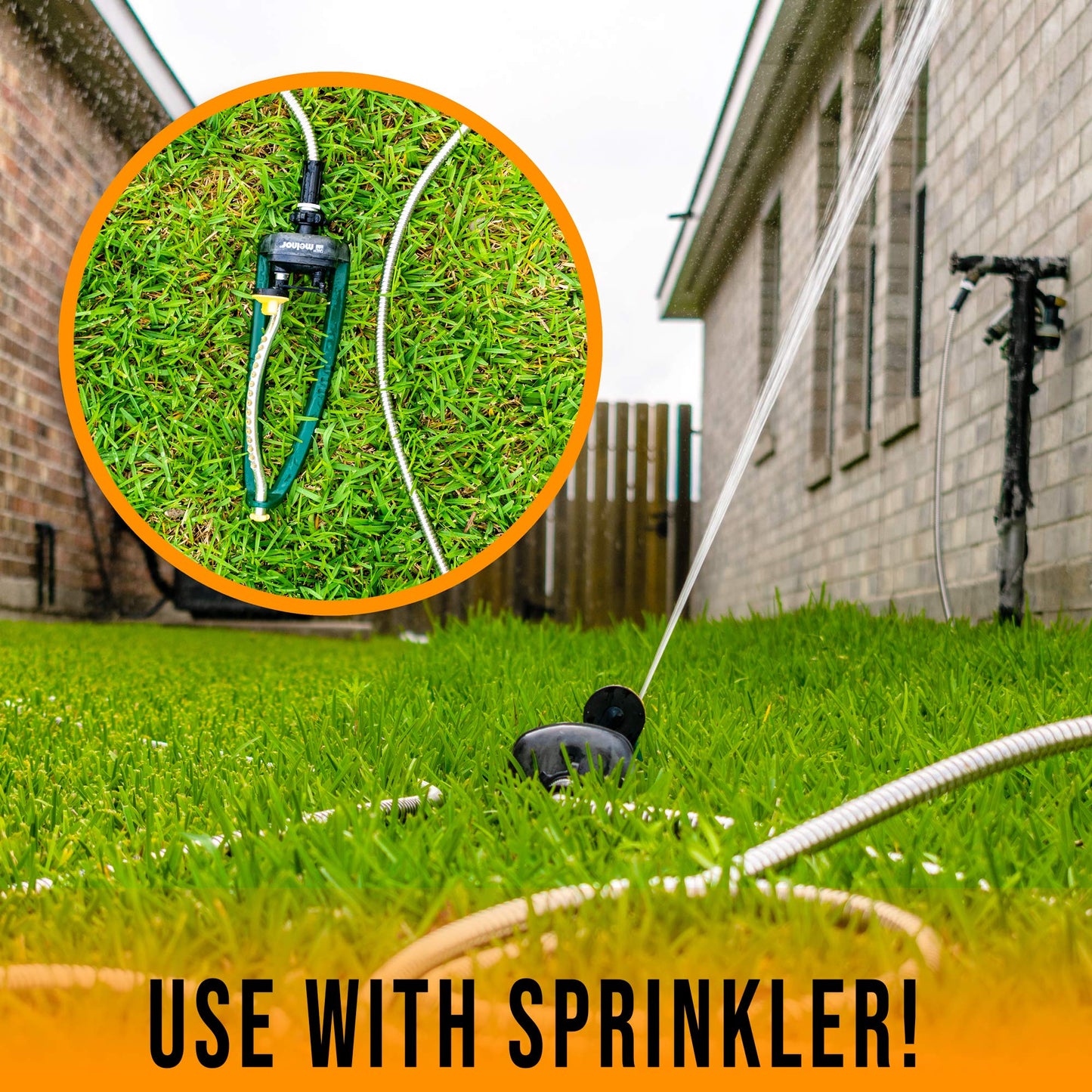 Tardigrade Metal Garden Hose 50 FT, Heavy Duty 304 Stainless Steel Water Hoses, Unmatched Durability, Flexible, No Kink & Tangle, Lightweight, Pet & Rust Proof for Outdoor Lawn Yard