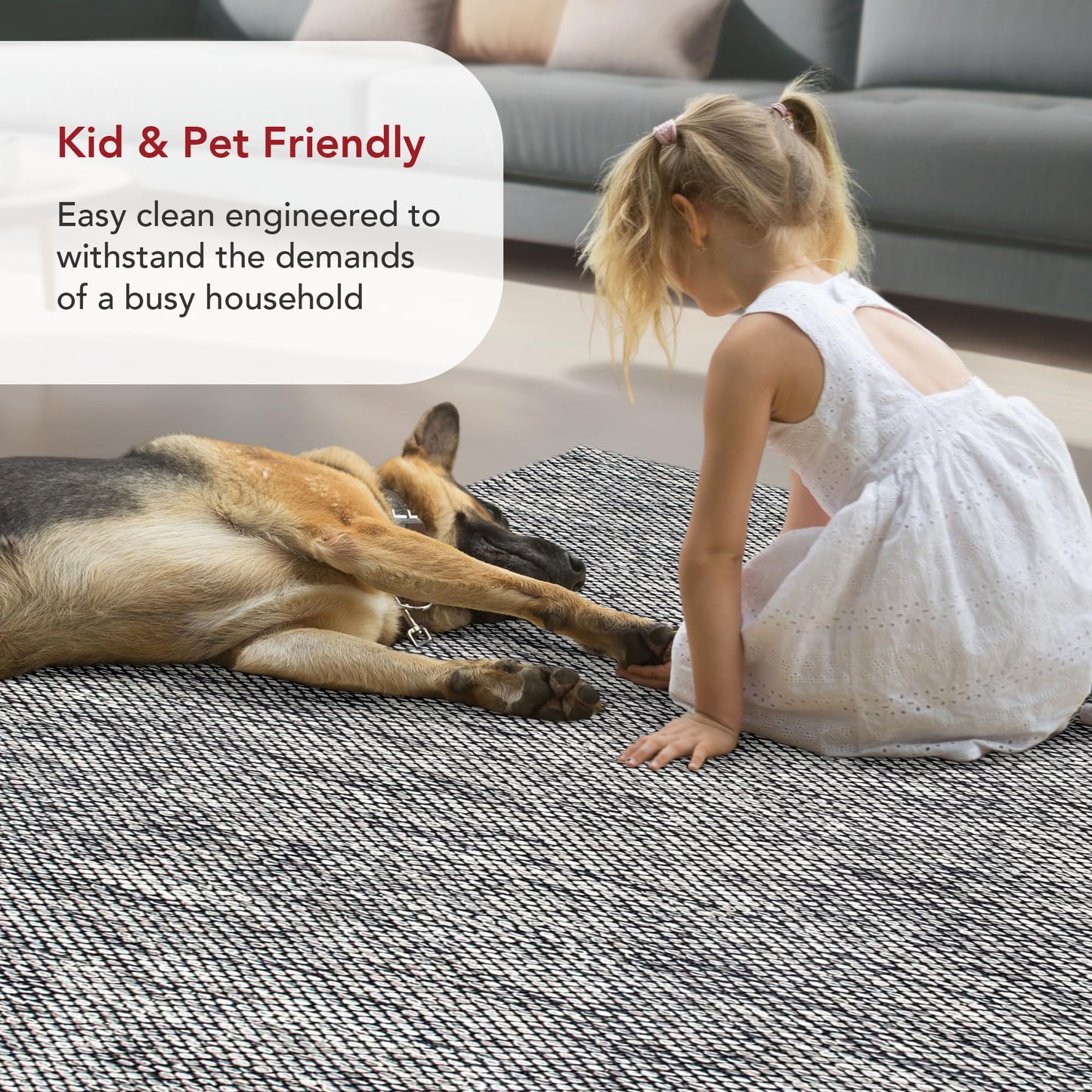 nuLOOM Alessi Solid Farmhouse Cotton Area Rug, 5x8, Grey