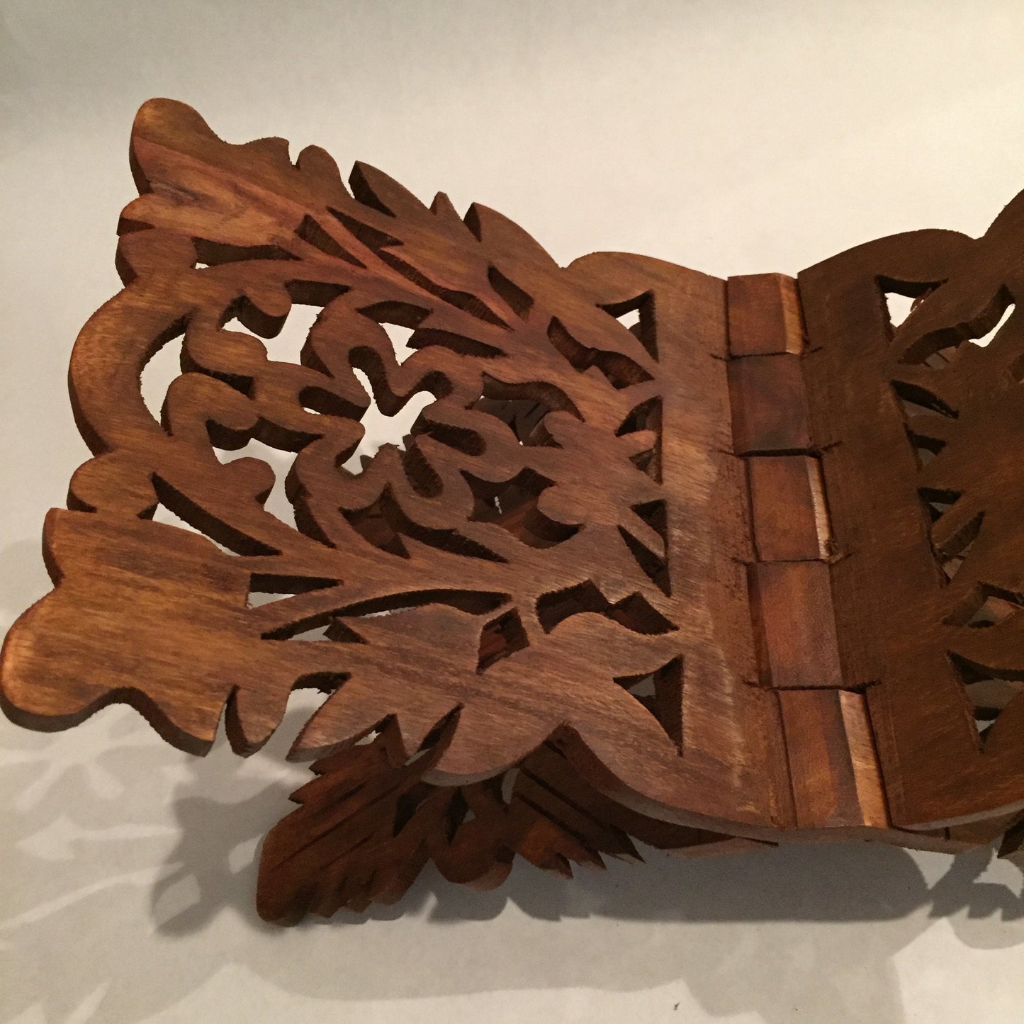 Prayer Book Holder Stand Unique Holidays Gift Rihal Rehal Rail Wooden Carved Gift 15.5"x7"