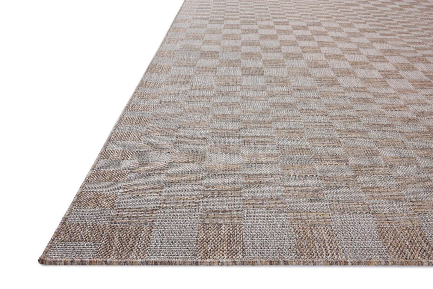 Loloi Amber Lewis Topanga Collection TOP-03 Natural/Dove 6'-7" x 9'-4" Indoor/Outdoor Area Rug