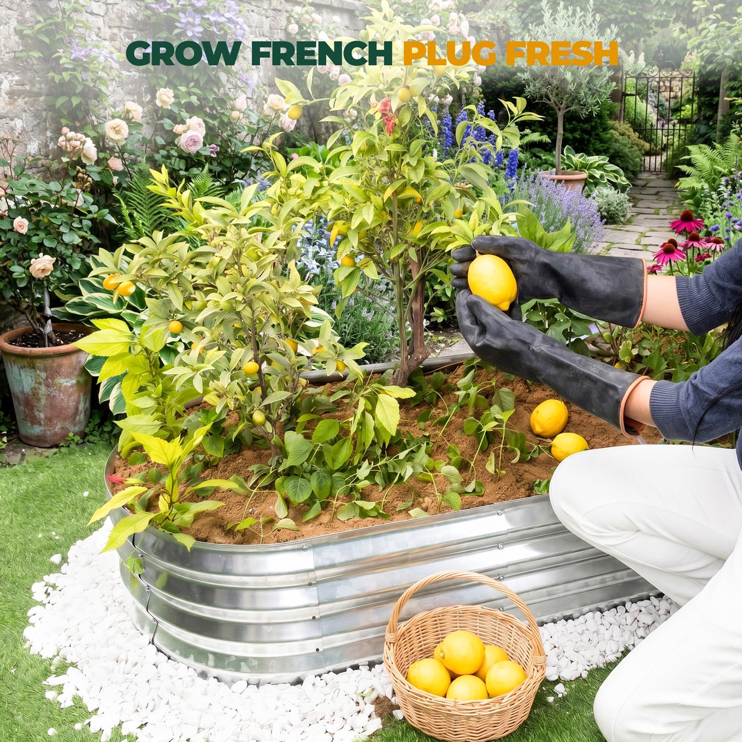 Utopia Home Galvanized Raised Garden Bed, 4x2x1 Ft Lightweight Planter Boxes Outdoor with Easy Assembly, Large Garden Bed for Vegetables, Fruits, Flowers, Silver, Pack of 2