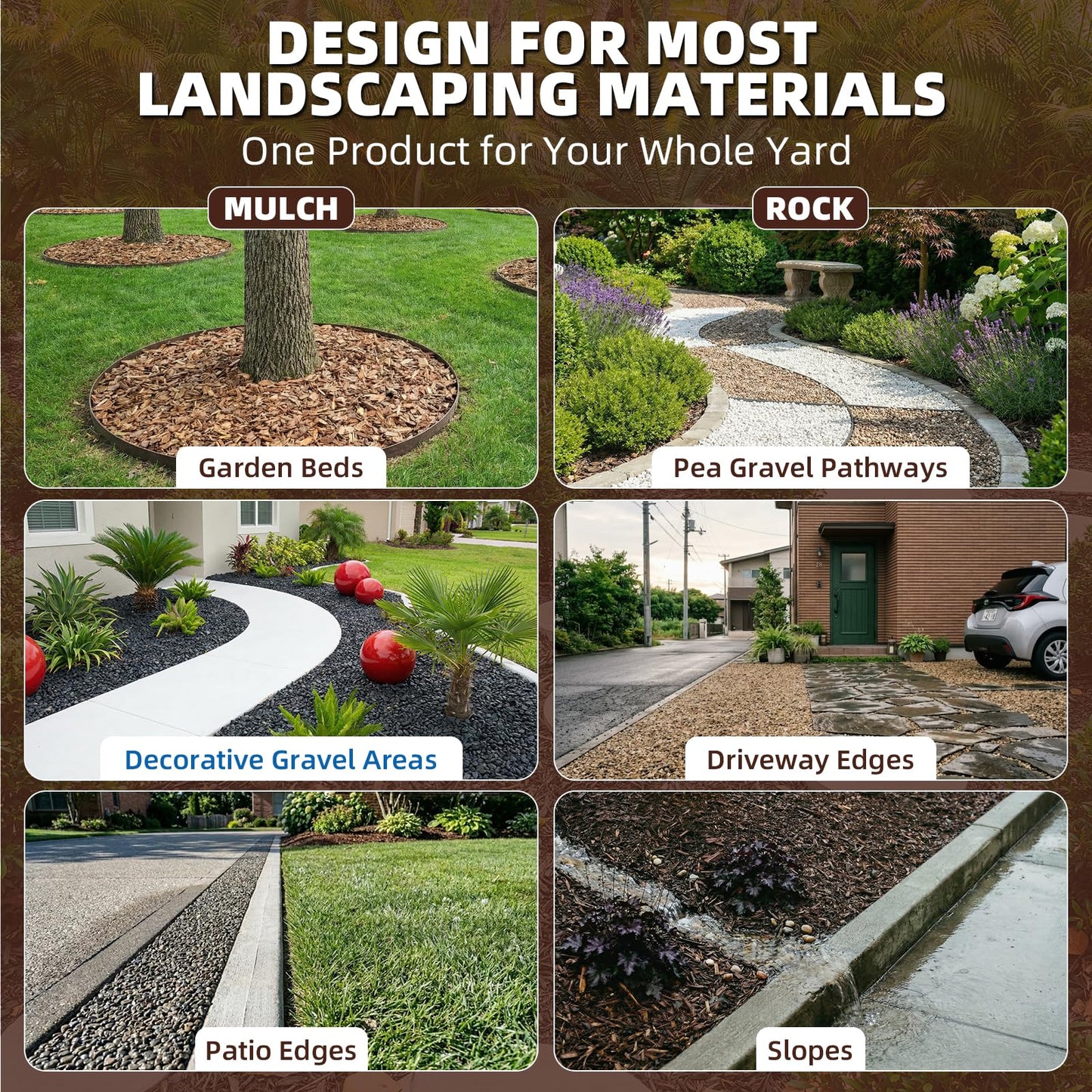 Shabebe Rock Glue, 1Gallon Mulch Hold for Landscaping with Sprayer, 99% Ultra Stick Pea Gravel Stabilizer Landscape, Non-Toxic Rapid-Dry Landscape Binder, Dries-Clear Gravel Binder for Pebble Garden