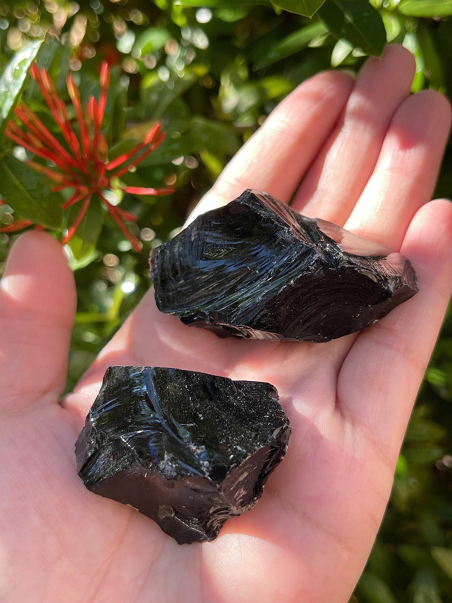 WHOLESALE Raw Black Obsidian Crystals, Natural Black Obsidian Stone, Natural Rough Black Obsidian crystals, Black Obsidian Rough, Black Obsidian Healing Crystals (Black Obsidian, 0.5 Pound)