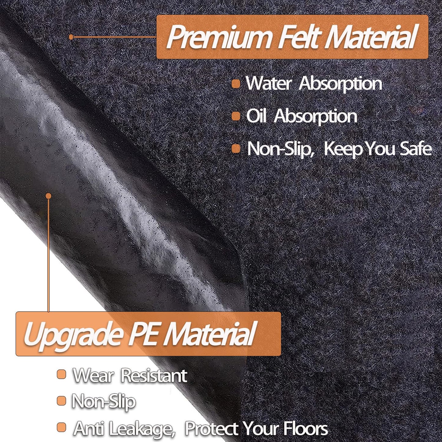 Ahpuhtan 10.2 * 8.2 FT Outdoor Storage Shed Mat, Waterproof Storage Shed Flooring Mat, Anti-Slip Patio Furniture Floor Scratch Prevention Mat, Dustproof Outdoor Carport Mat
