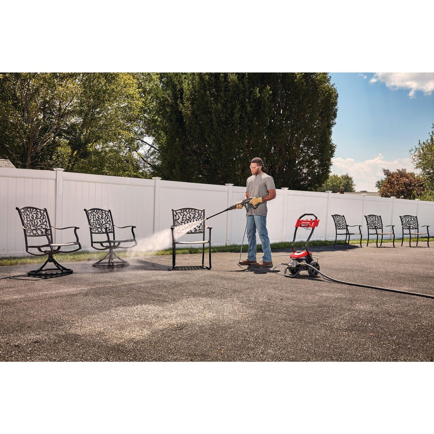 CRAFTSMAN Electric Pressure Washer, Cold Water, 1900 -PSI, 1.2-GPM, Corded (CMEPW1900)