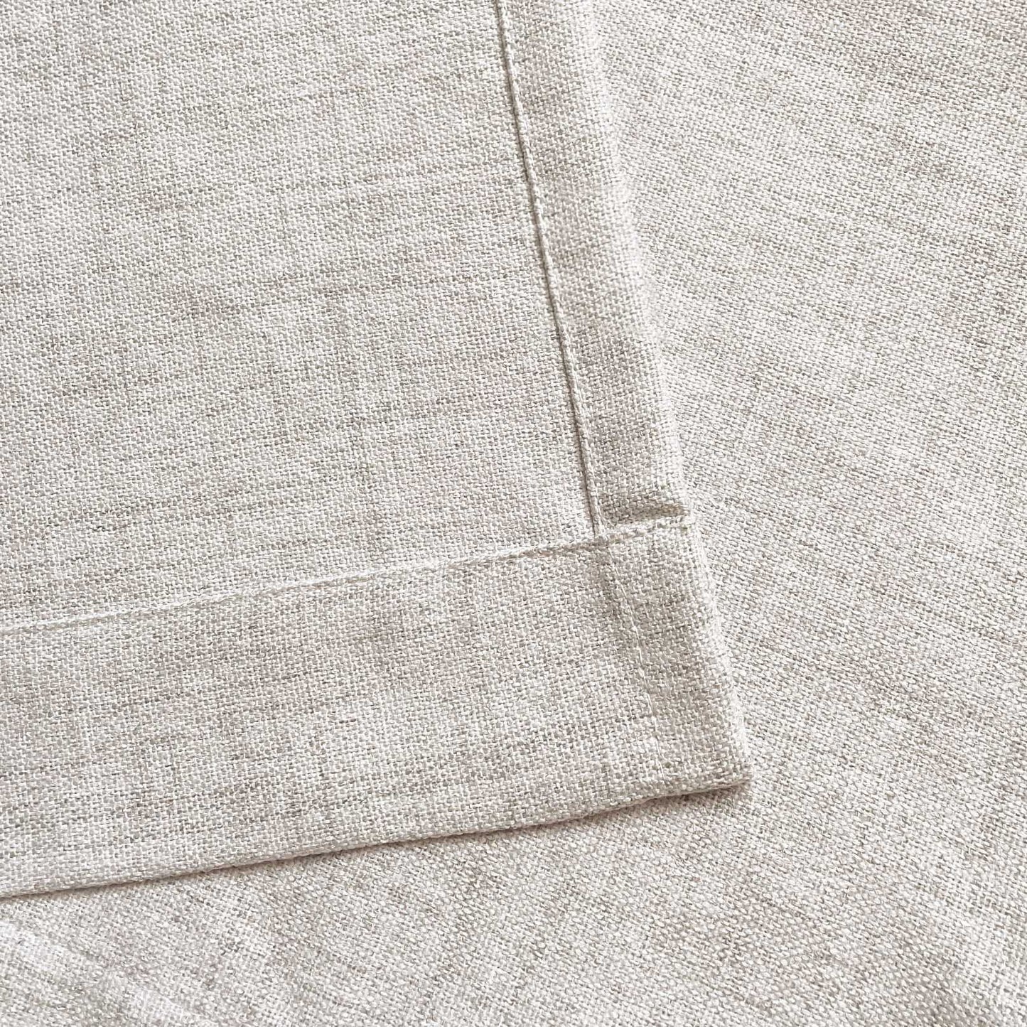 2 Pack Faux Linen Valance for Windows Kitchen Living Room Valances Rod Pocket Farmhouse Country Rustic Bathroom Small Window Treatment (54x15 inch, Natural)