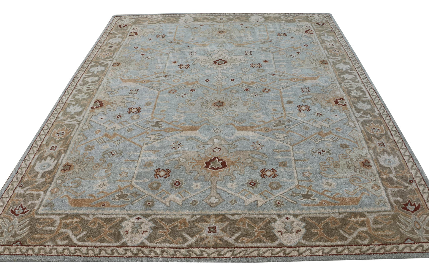 Blackamoor Channing New Handmade Woolen Tufted Rug Masterpiece Design Fine Wool Pile,Durability Ideal for Living Rooms | All Charges are Included in The Final Price (2'.6" x6' Runner (80cm x 180cm))
