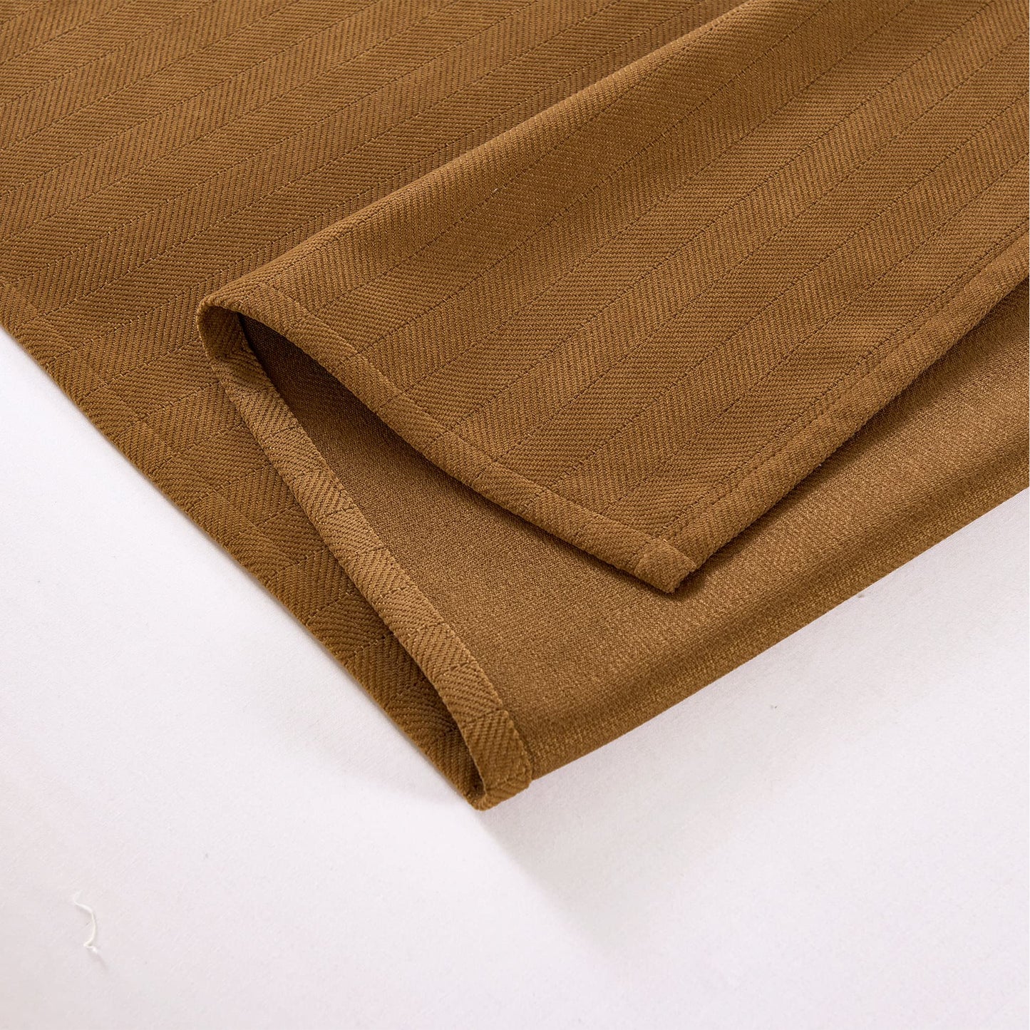 OSVINO Solid Bed Runner Textured Chenille Bed End Scarf Wear-Resistant Decorative Bedding Protection for Hotel Bedroom Wedding Room, Dark Brown, King