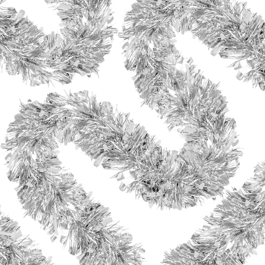 70 Ft Christmas Tinsel Garland Metallic Tinsel Twist Garland Glitter Christmas Tree Hanging Decorations for New Year Party Birthday Holiday Indoor Outdoor Supplies