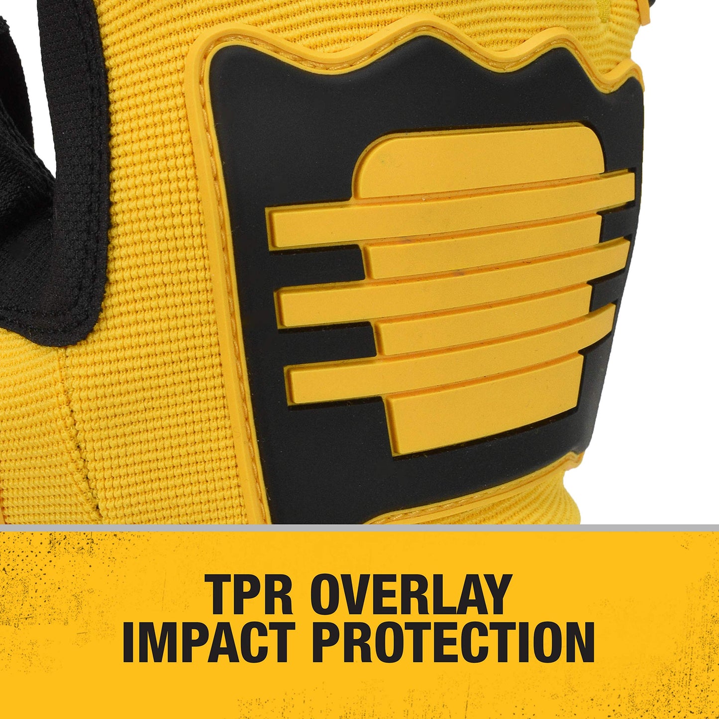 DEWALT DPG781 Performance Mechanic Work Glove with TPR Impact Protection and Anti-Slip Grip - Medium (1 Pair)
