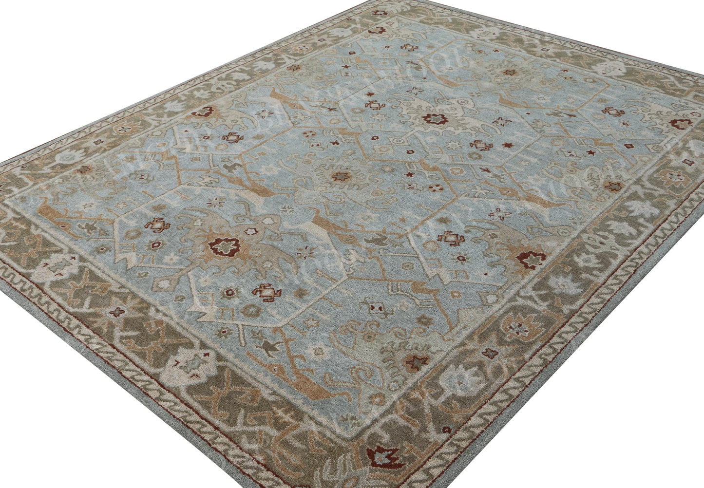 Blackamoor Channing New Handmade Woolen Tufted Rug Masterpiece Design Fine Wool Pile,Durability Ideal for Living Rooms | All Charges are Included in The Final Price (2'.6" x6' Runner (80cm x 180cm))