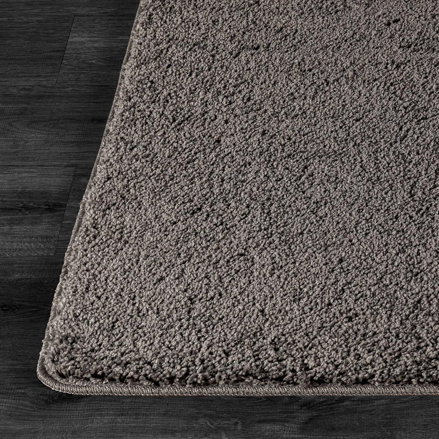 Luul Home Non Slip Solid Area Rug Dark Gray 3x5 Rubber Back Soft Rugs for Living Room Kitchen Bedroom and Hallway Stain Resistant Washable Easy Cleaning Non Shedding Carpet Dark Gray 3 x 5