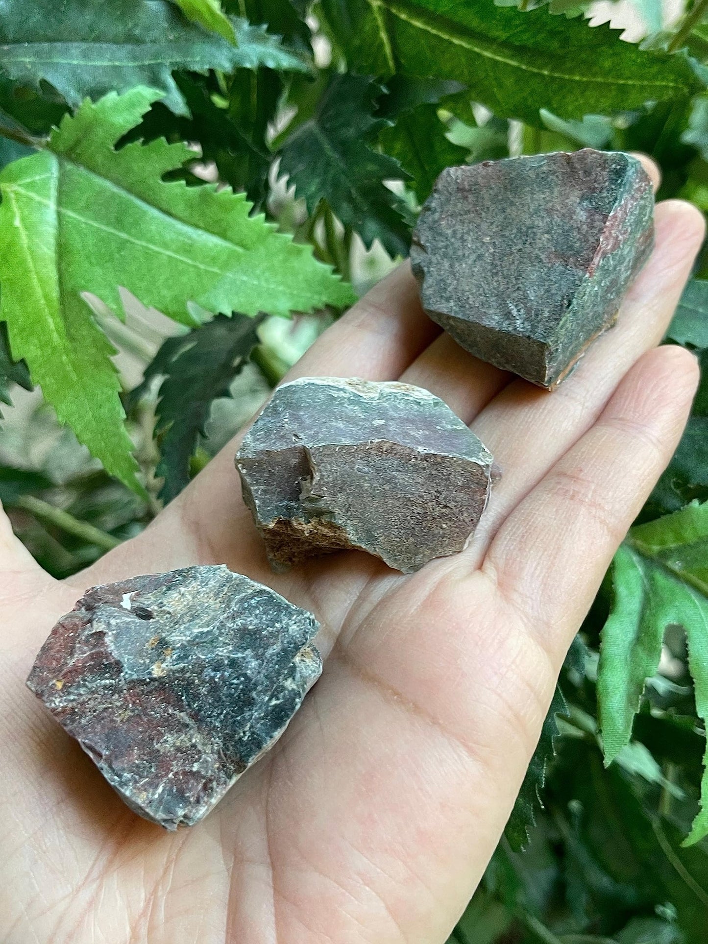 GAF TREASURES Wholesale Raw Bloodstone Crystals, Natural Bloodstone Stone, Natural Rough Bloodstone Crystals, Bloodstone Rough, Bloodstone Healing Crystals (Bloodstone, 0.5 Pound)