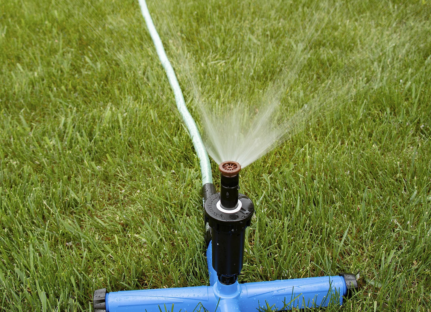 Orbit 27884Z Above Ground All-in-One Irrigation Sprinkler System for Lawn Kit