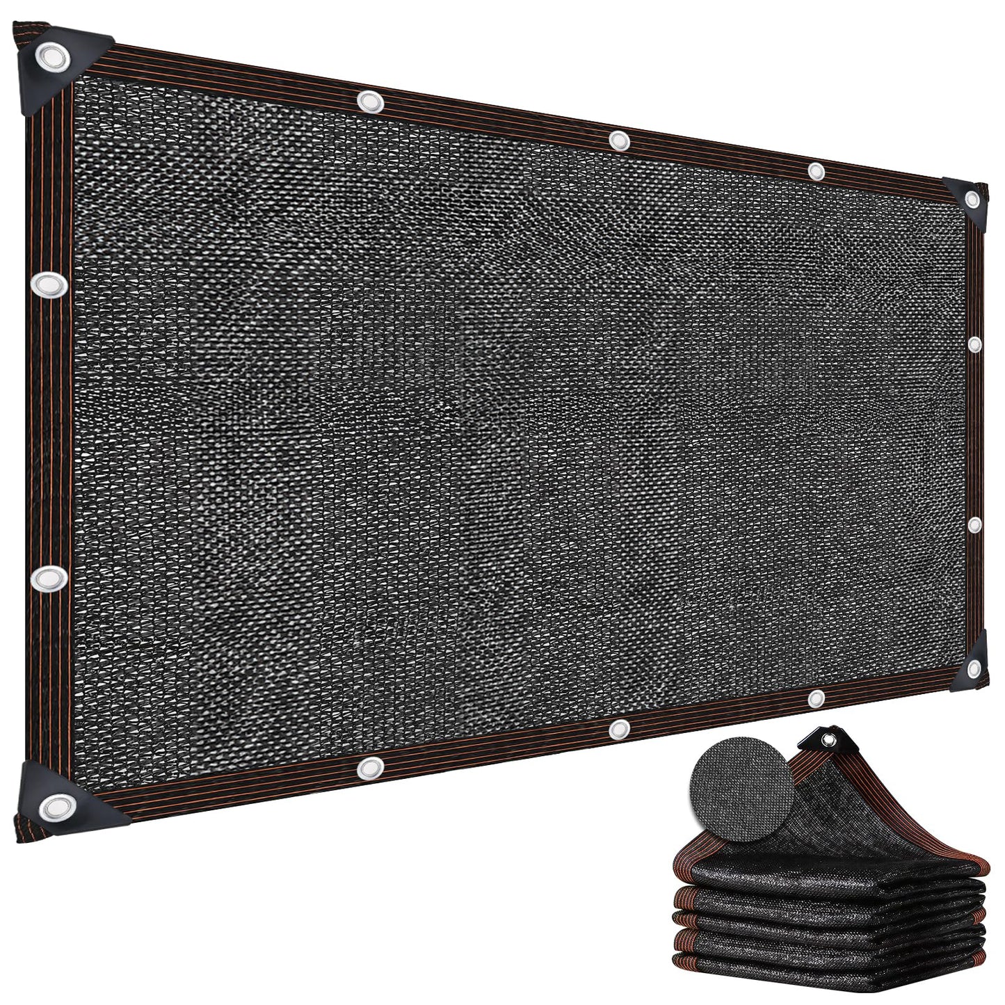 Tigvio 55% Shade Cloth for Garden, 9.8x18.7FT HDPE Mesh Tarp with Reinforced Grommets- Outdoor Sun Shade Cover for Greenhouse, Plant, Pergola, Chicken Coop, Backyard Patio Sunshade Net