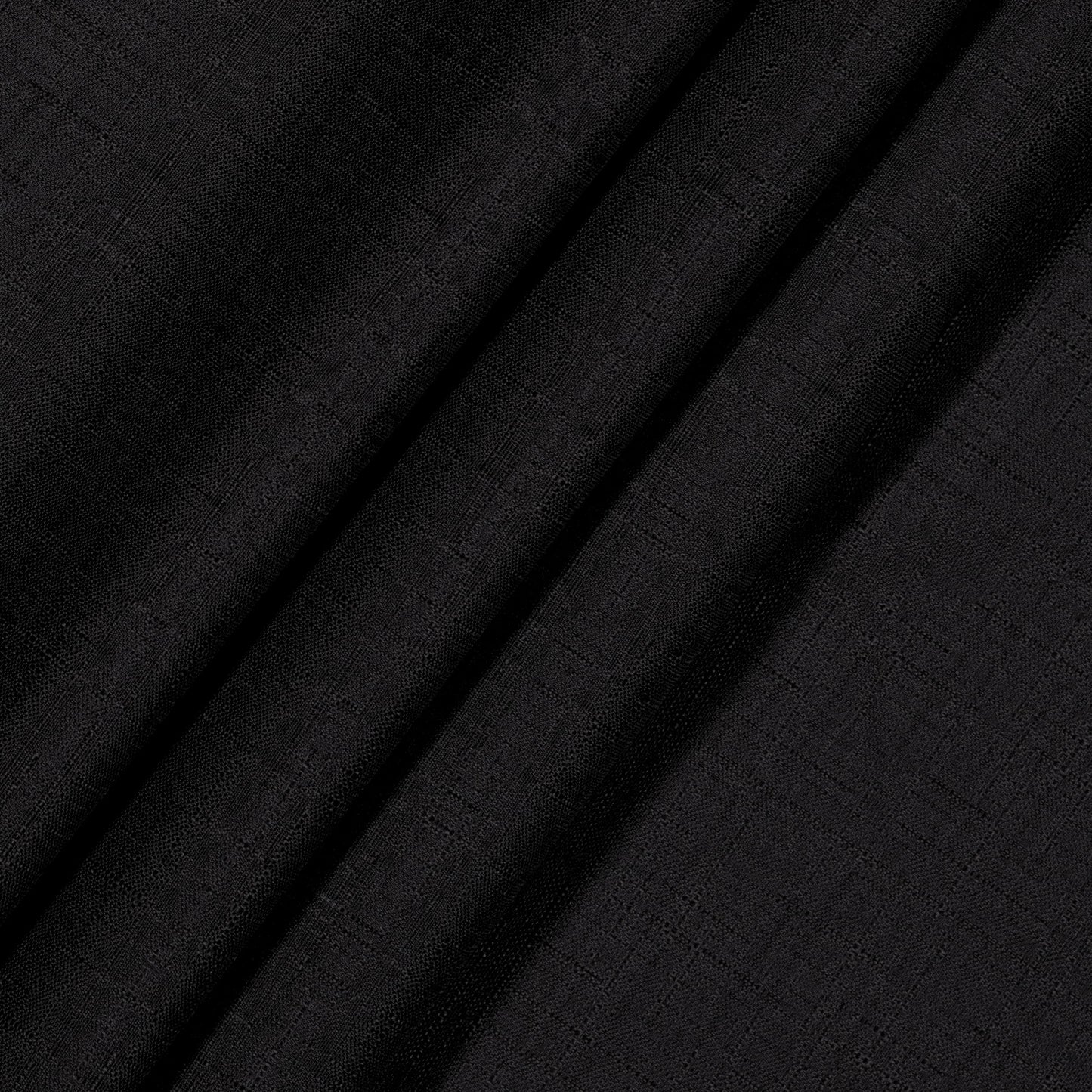 ECLIPSE Kendall Modern Blackout Thermal Rod Pocket Window Curtain for Bedroom or Living Room (1 Panel), 42 in x 84 in, Black
