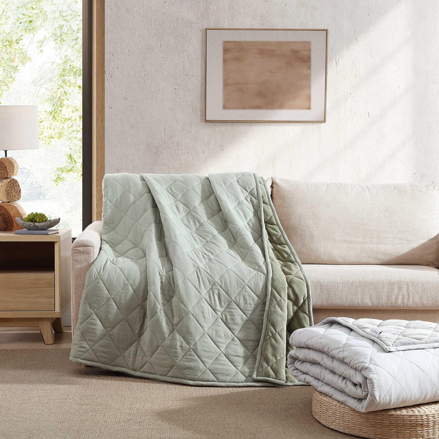Eddie Bauer - Queen Size Blanket, Soft & Reversible Plush Bed Blanket, Brushed for Extra Softness with a Plush Smooth Texture, Throw Blanket for Couch or Bed (Classic Solid Grey)