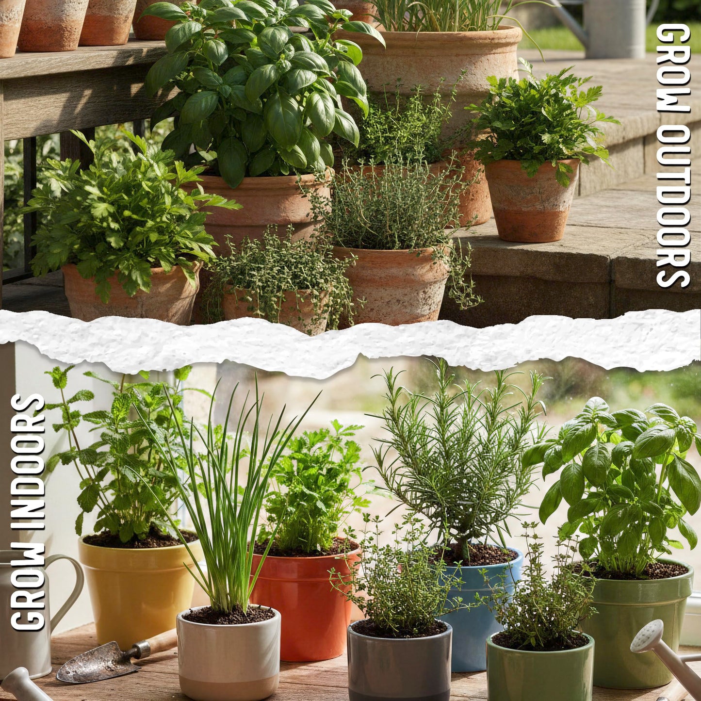 Seed Needs Herb Seeds Variety Pack Culinary Herb Collection (12 Individual Packets for Planting Indoors or Outdoors) Grow Your Own Herb Garden - Heirloom, Non-GMO