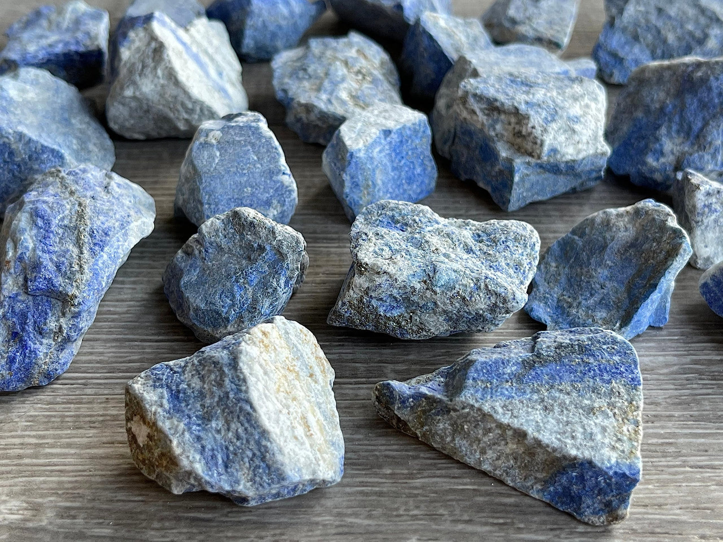 GAF TREASURES Wholesale Raw Lapis Lazuli Crystals, Natural Lapis Lazuli Stone, Natural Rough Lapis Lazuli Crystals, Lapis Lazuli Rough, Lapis Lazuli Healing Crystals (Lapis Lazuli, 0.5 Pound)