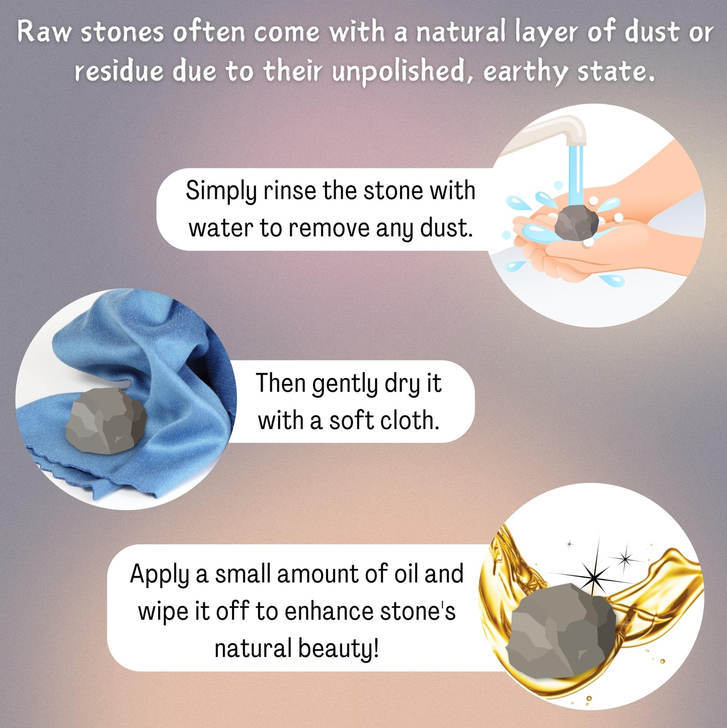 Amazing Gemstone Lepidolite Raw Crystals and Healing Stones, Natural Rocks for Tumbling and DIY Raw Stones and Crystals (5 Pieces)