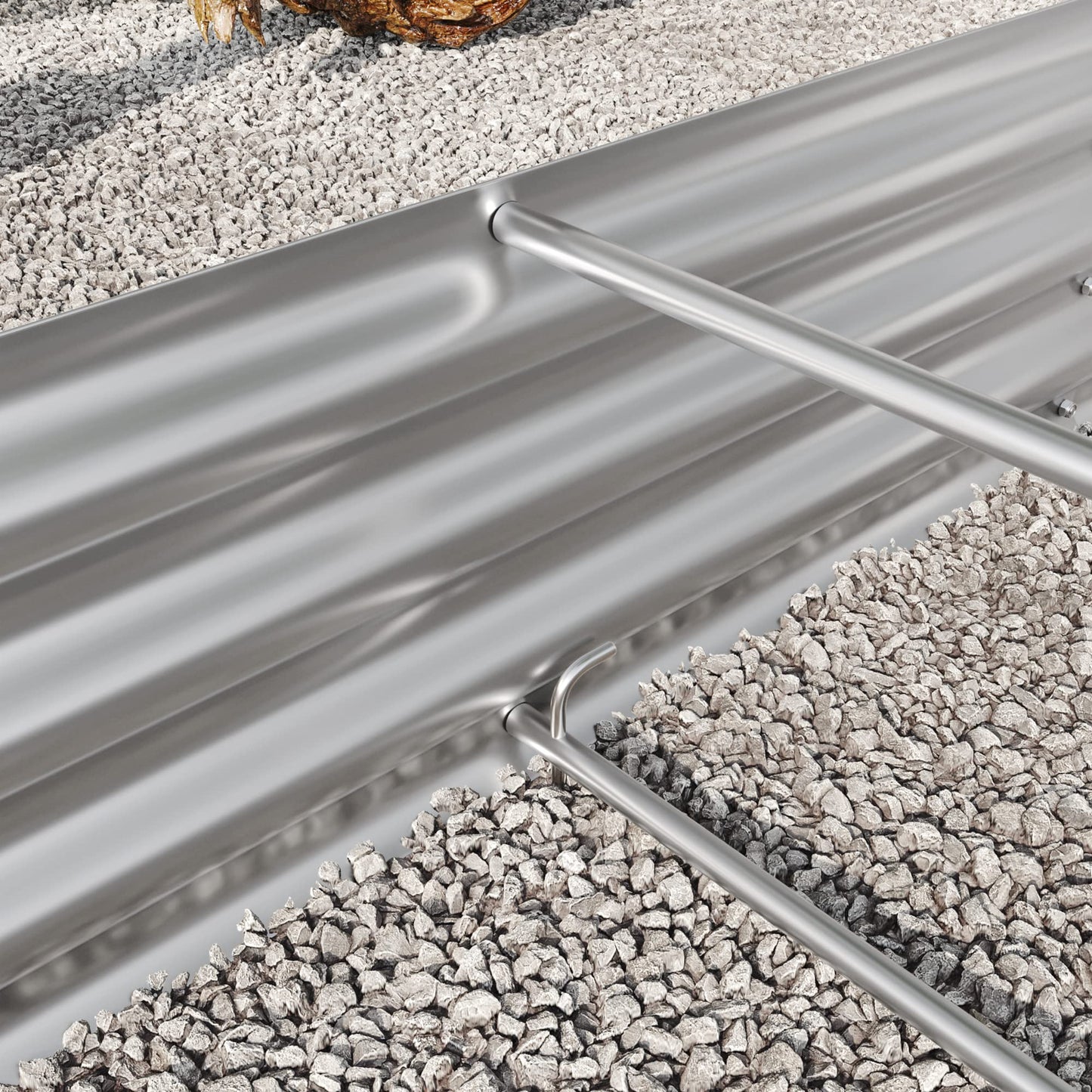 Galvanized Steel Raised Garden Bed 4x2x1ft (48"x24"x12") - Compact Planter Box Kit for Balcony Vegetables & Flowers | Small Space Design | Rust-Proof & 10-Min Assembly