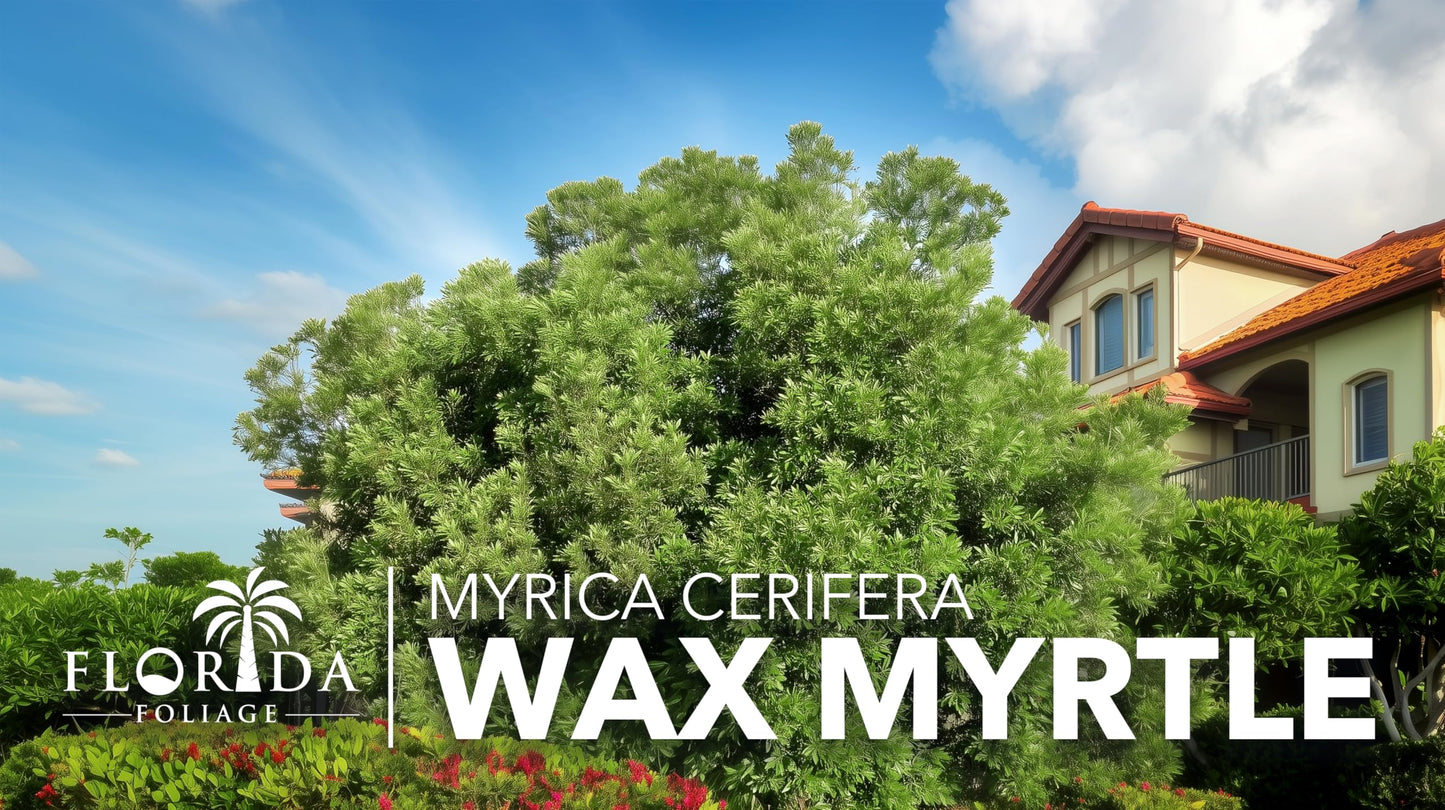 Wax Myrtle | 3 Live Plants | Myrica Cerifera | Fast Growing Shrub, Privacy Screen, Evergreen Foliage, Ornamental, Drought Tolerant, Low Maintenance, Garden Landscape