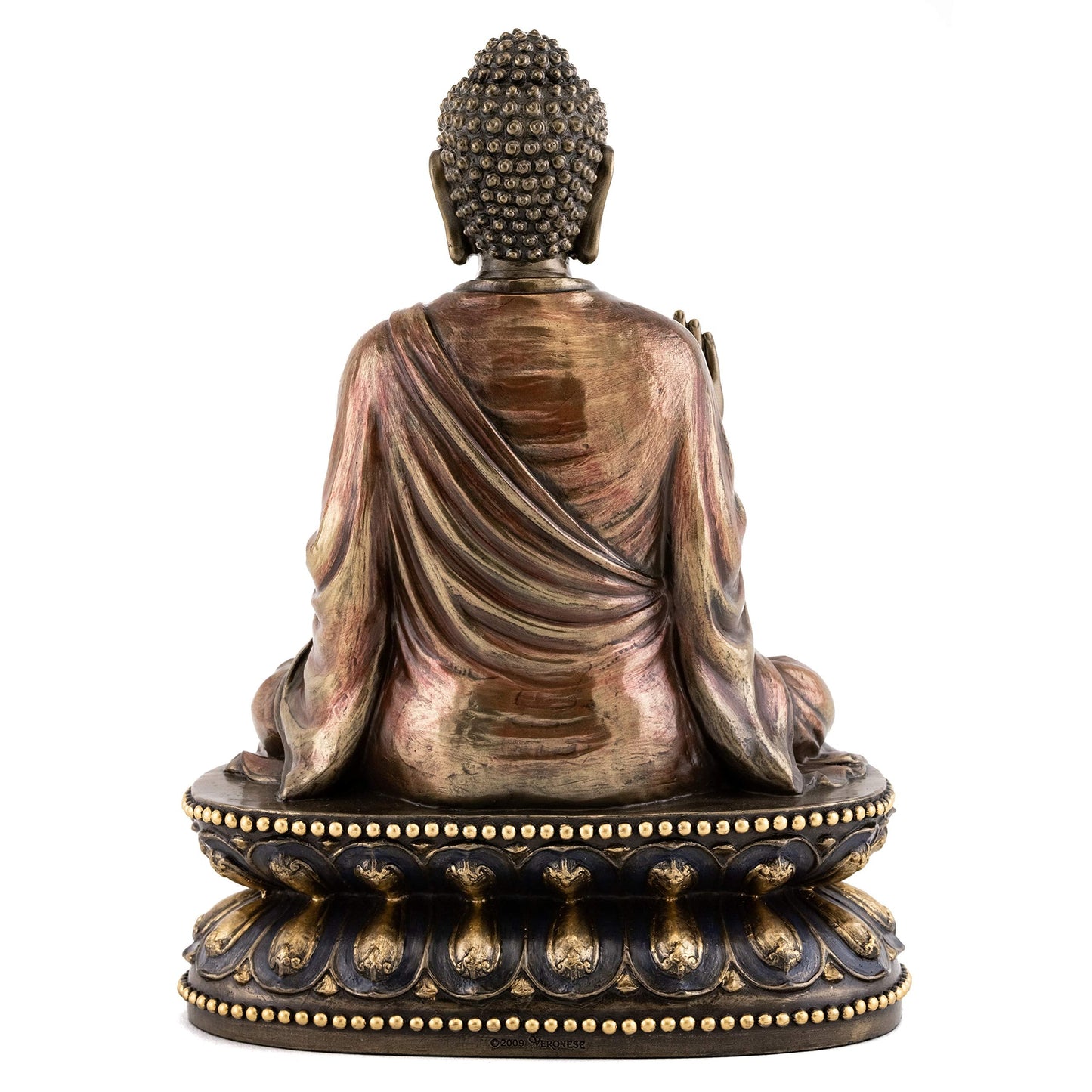 Top Collection Meditating Shakyamuni Buddha Statue Touching the Earth - The Enlightened One Sculpture in Premium Cold Cast Bronze- 9-Inch Supreme Buddha Figurine